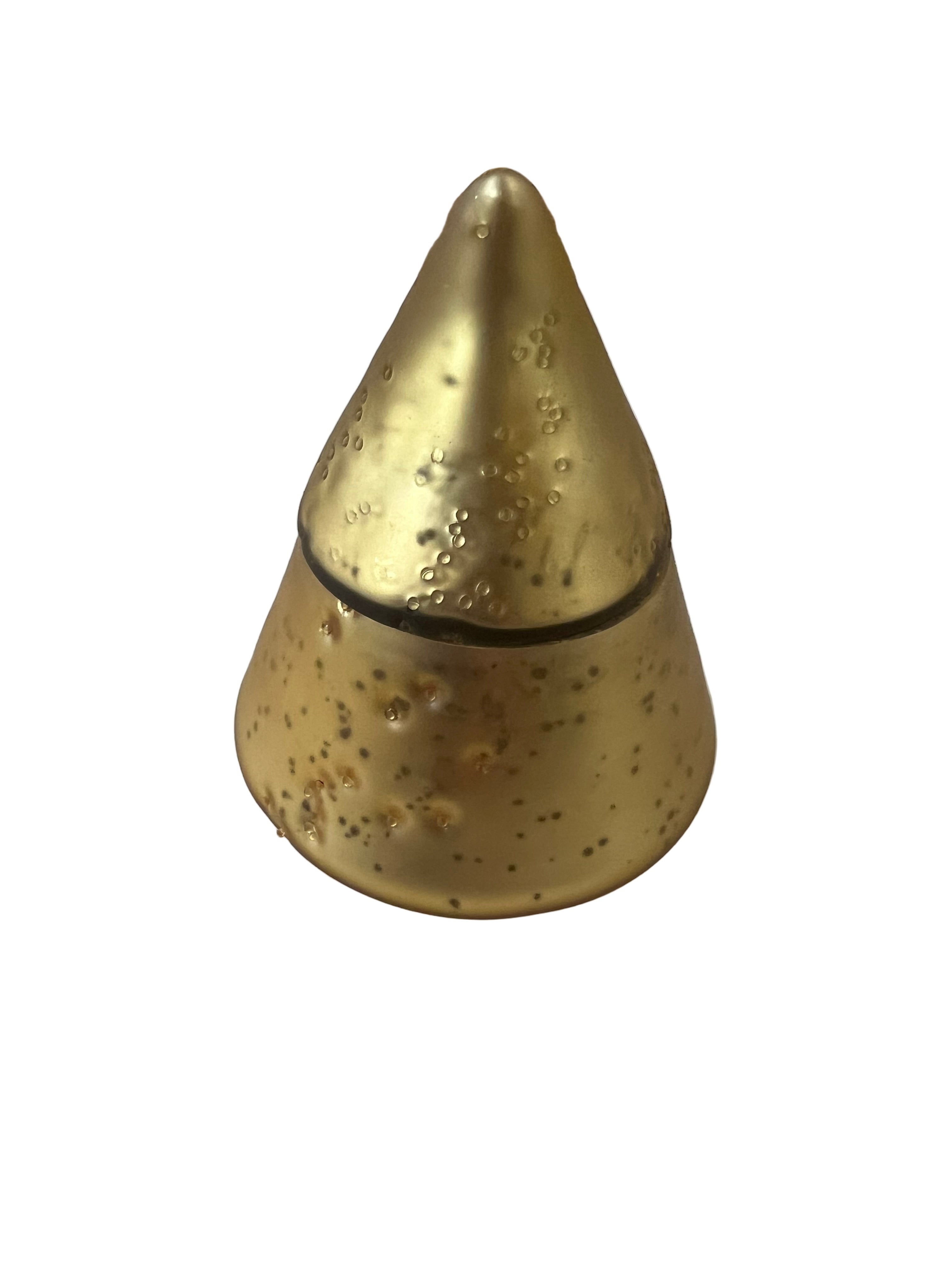 Small Gold Decorative Tree w/ Lid