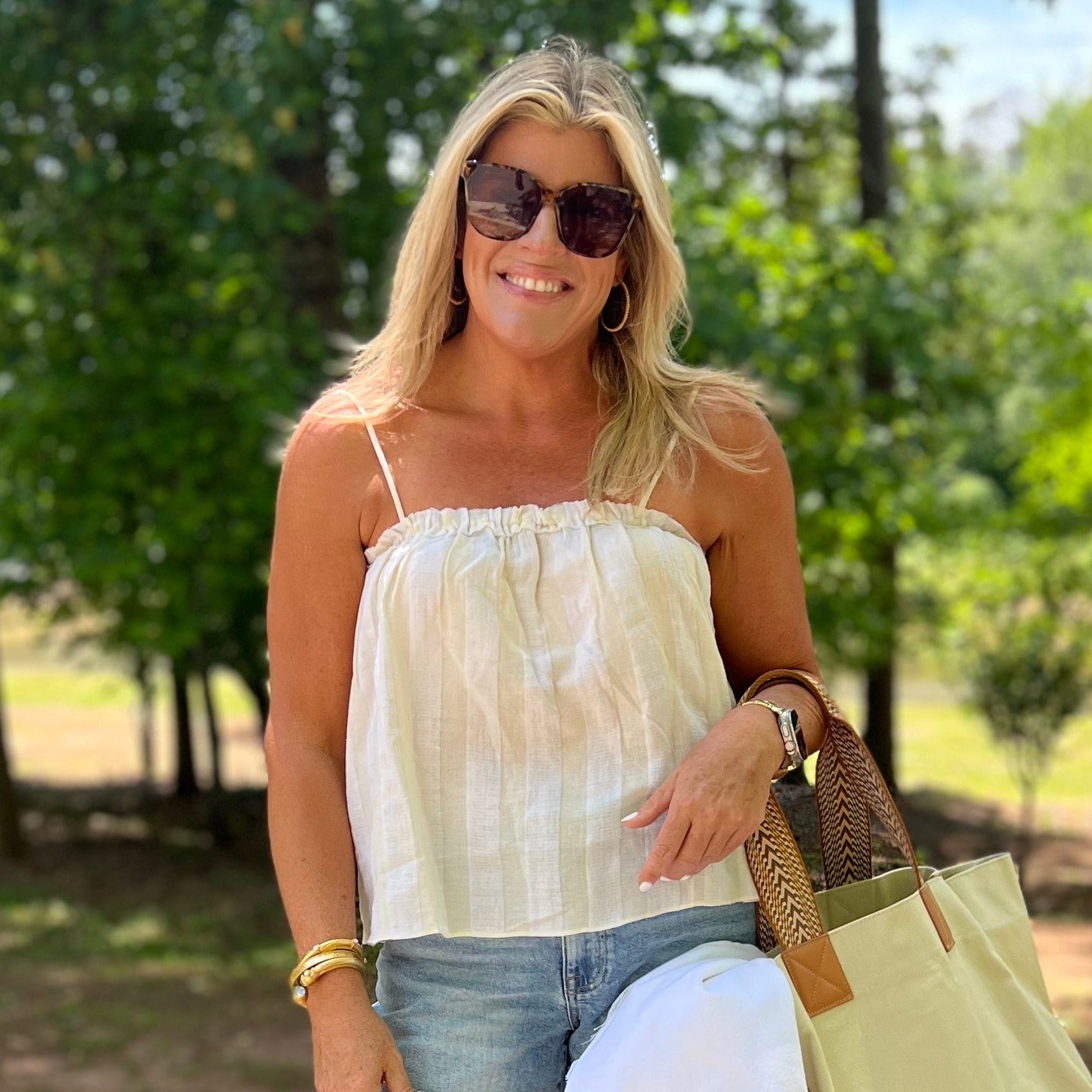 Addison Top-Ivory -Final Sale