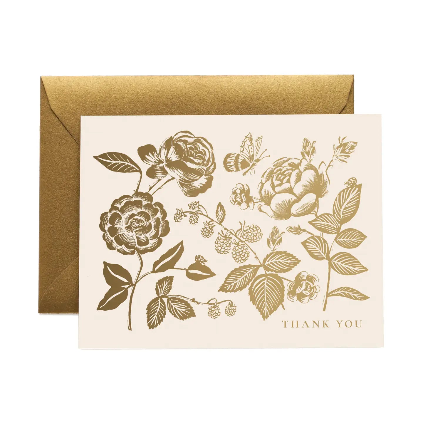 English Rose Thank You Card
