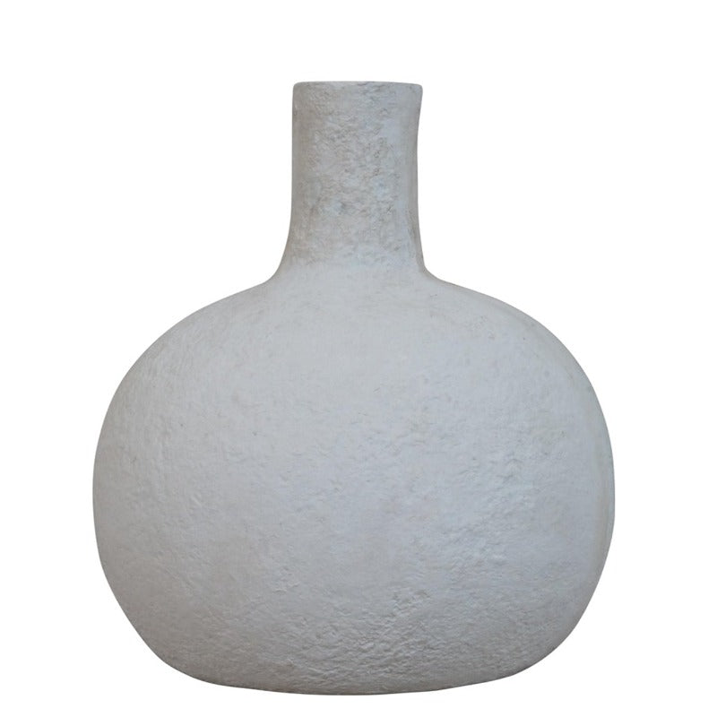 Paper Mache Round Vase