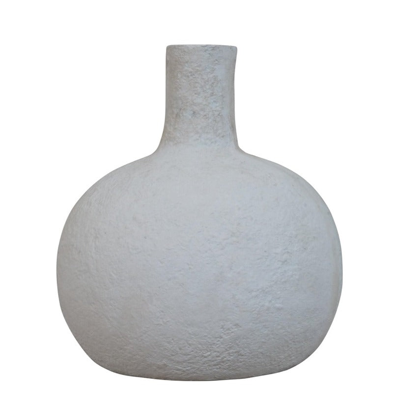 Paper Mache Round Vase