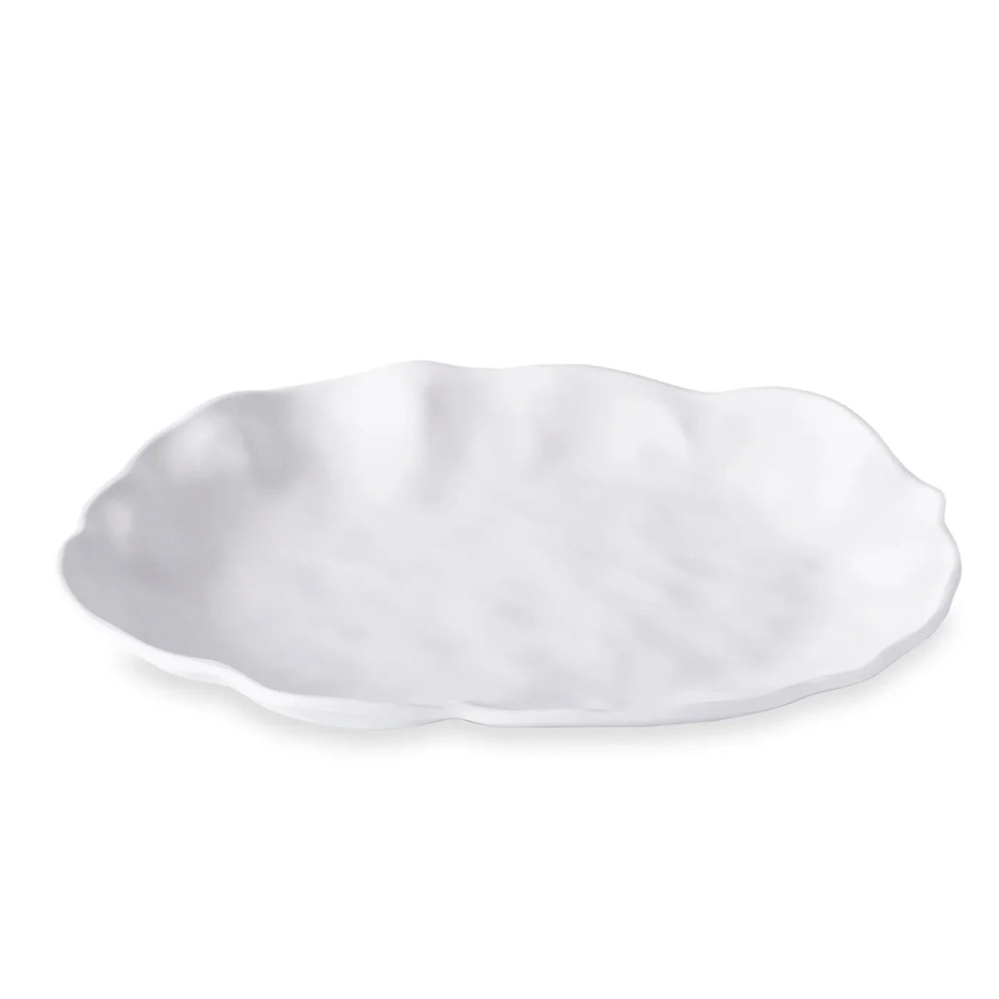 White Melamine Large Oval Platter