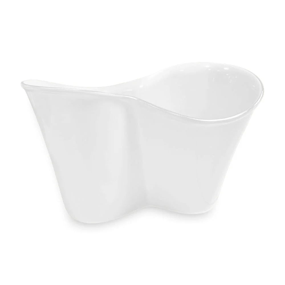 White Melamine Double Ice Bucket