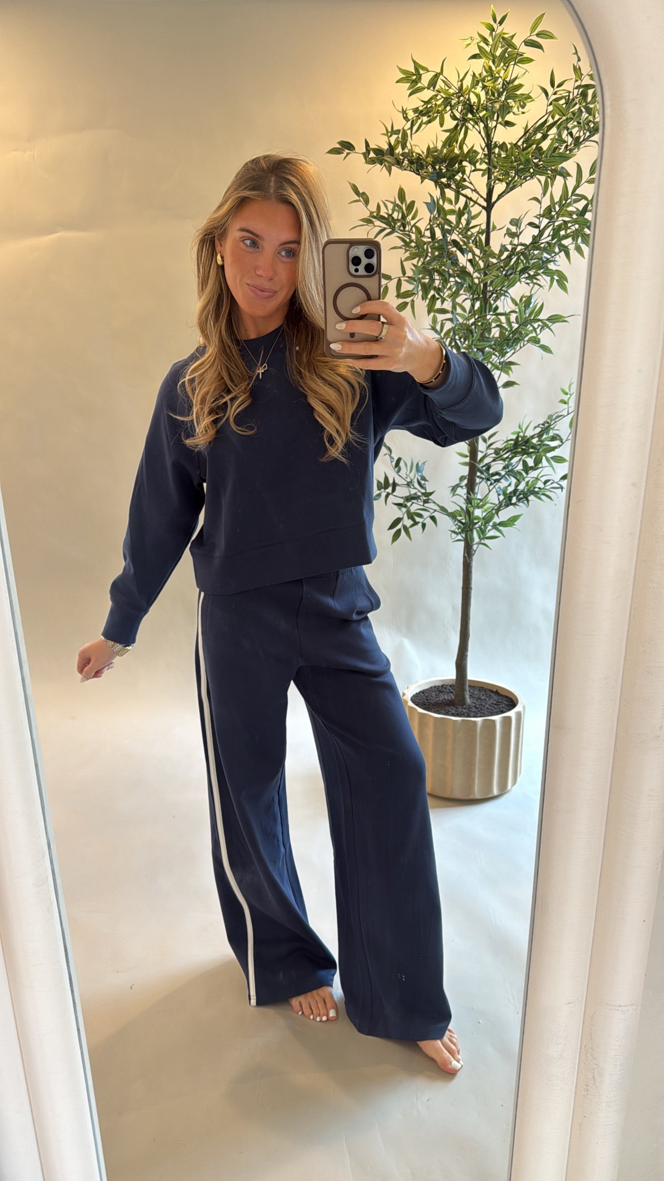 Nell Sweatshirt-Navy