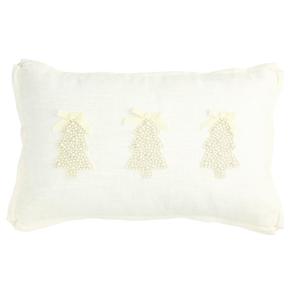 12x20 Pearl Christmas Tree Pillow