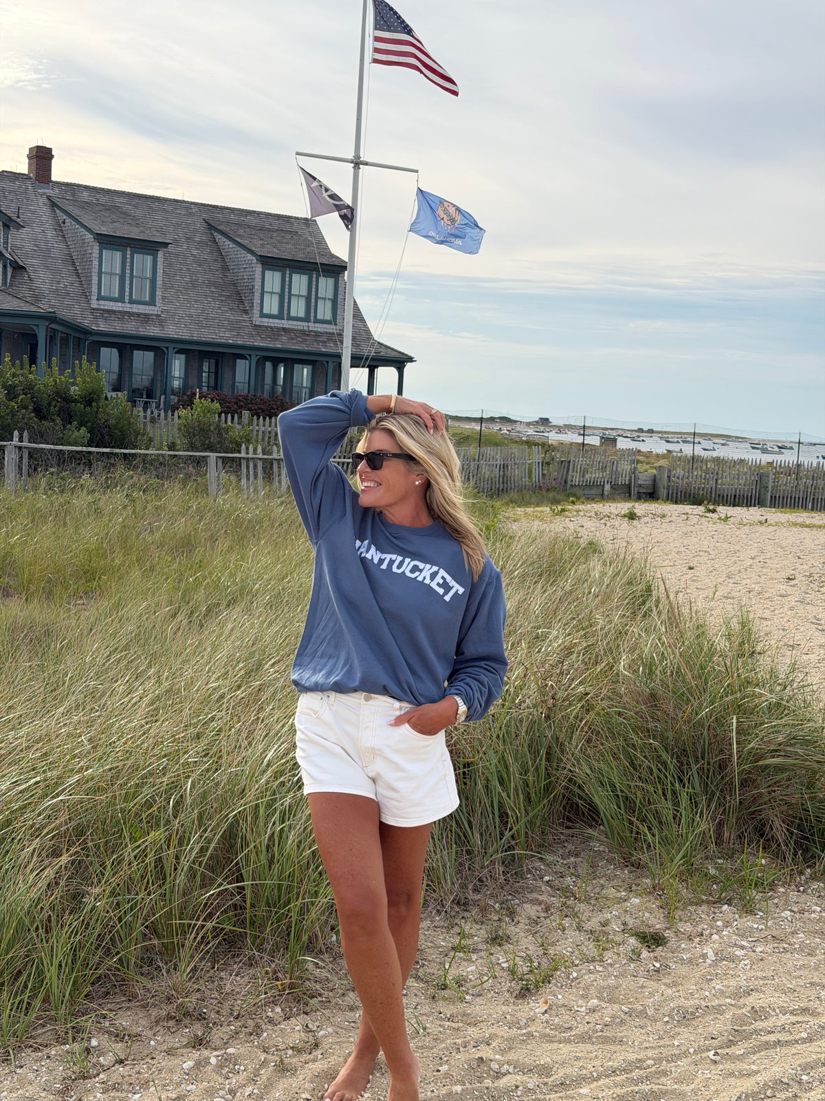 Nantucket Sweatshirt-Blue