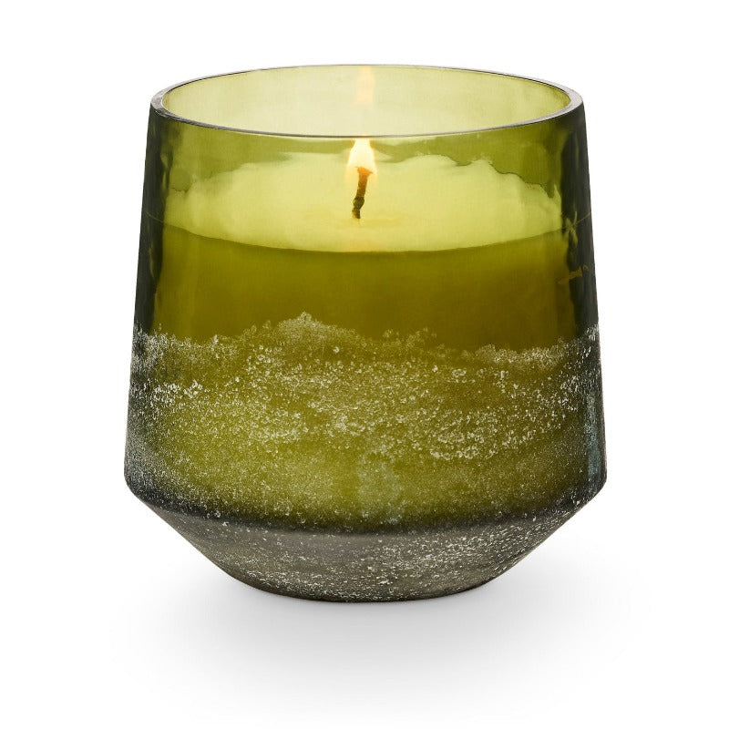 Balsam & Cedar Baltic Glass Candle (2 sizes)