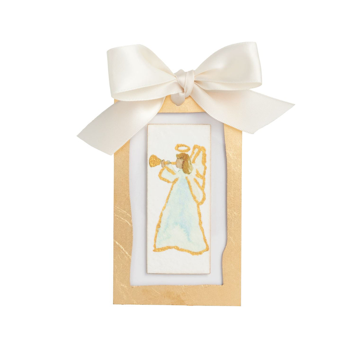 Gold Painted Acrylic Ornaments (4 Styles)