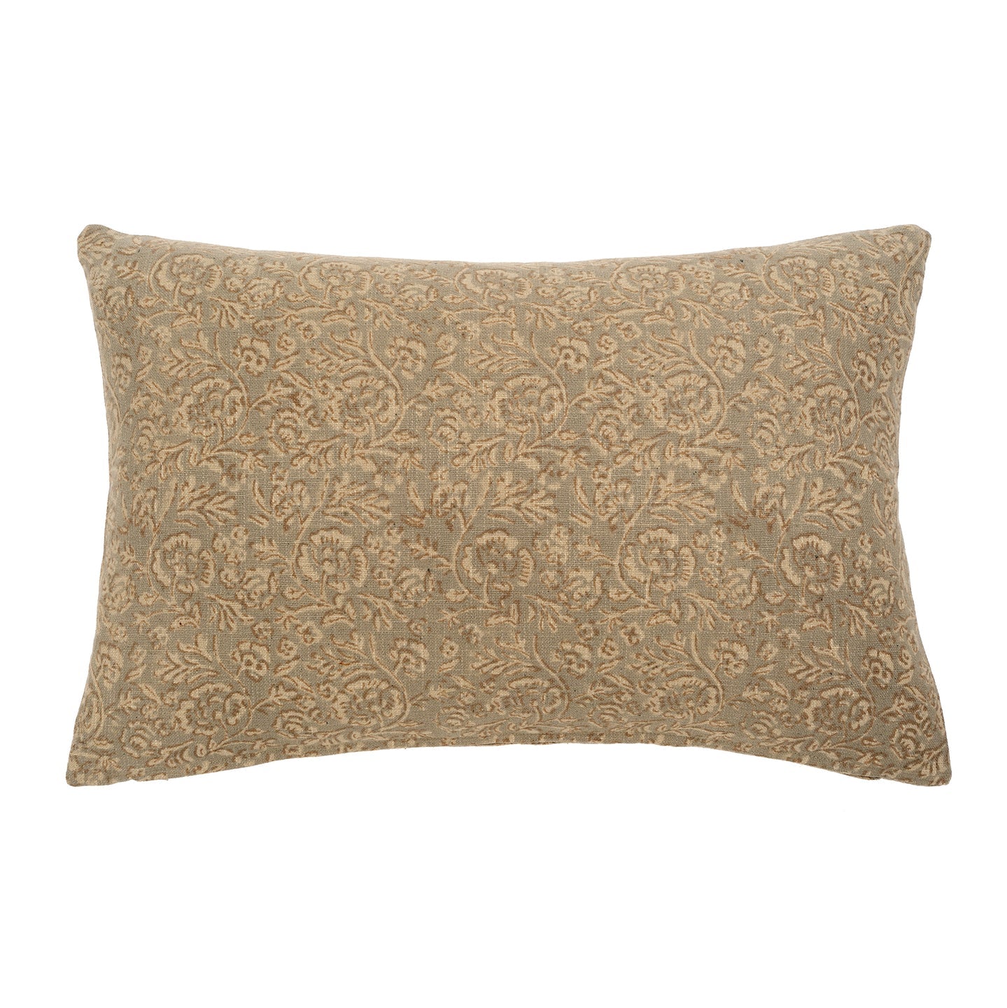 Floral Block Print Pillow 16x24