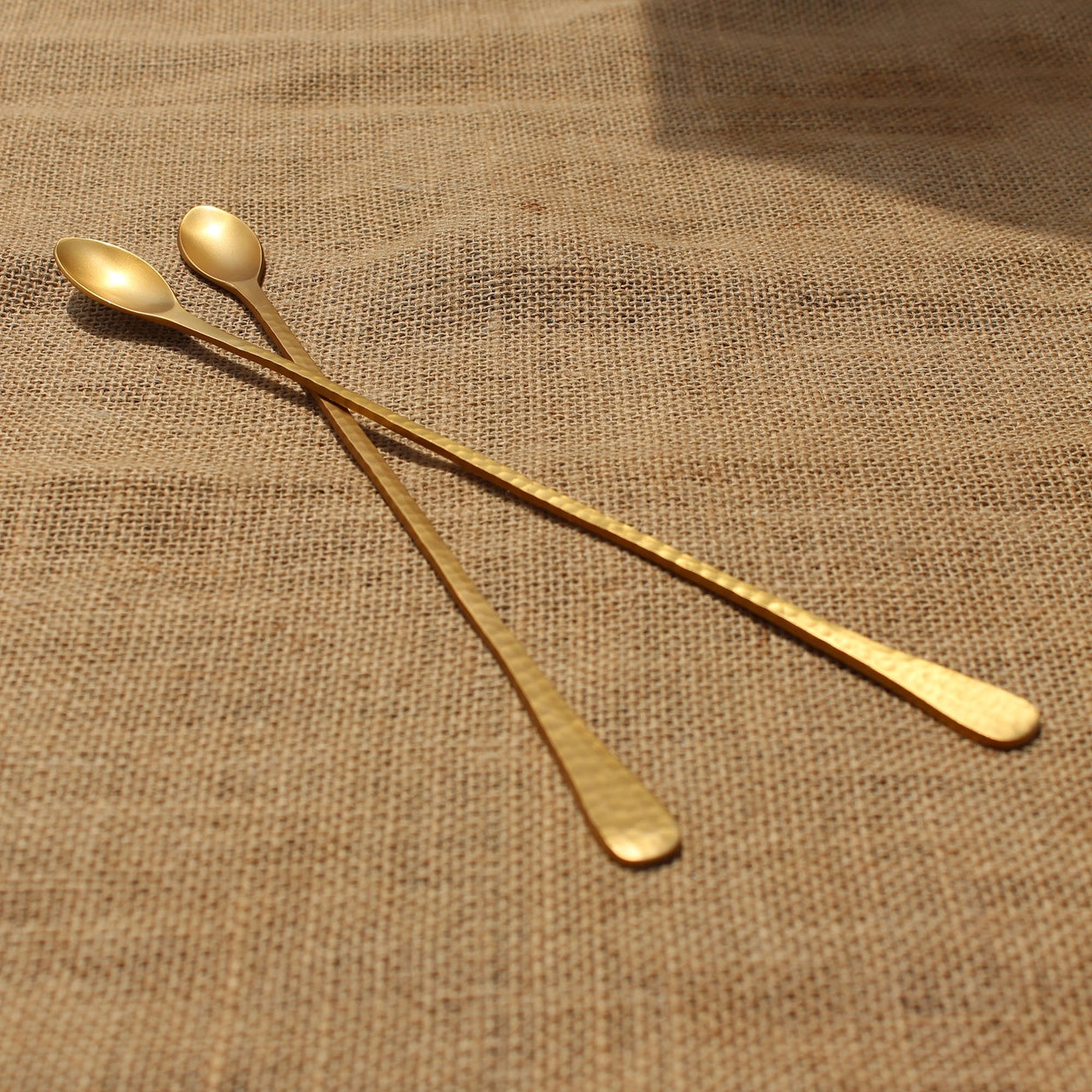 Long Gold Stir Spoon