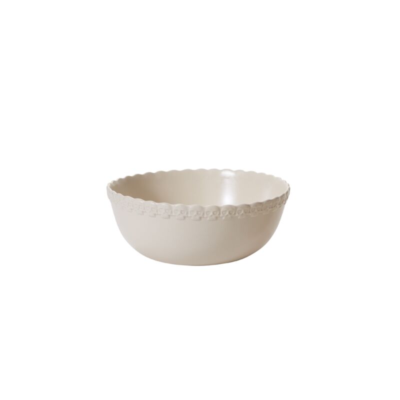 Stoneware Skull Bowl-9.75"x 4.25"