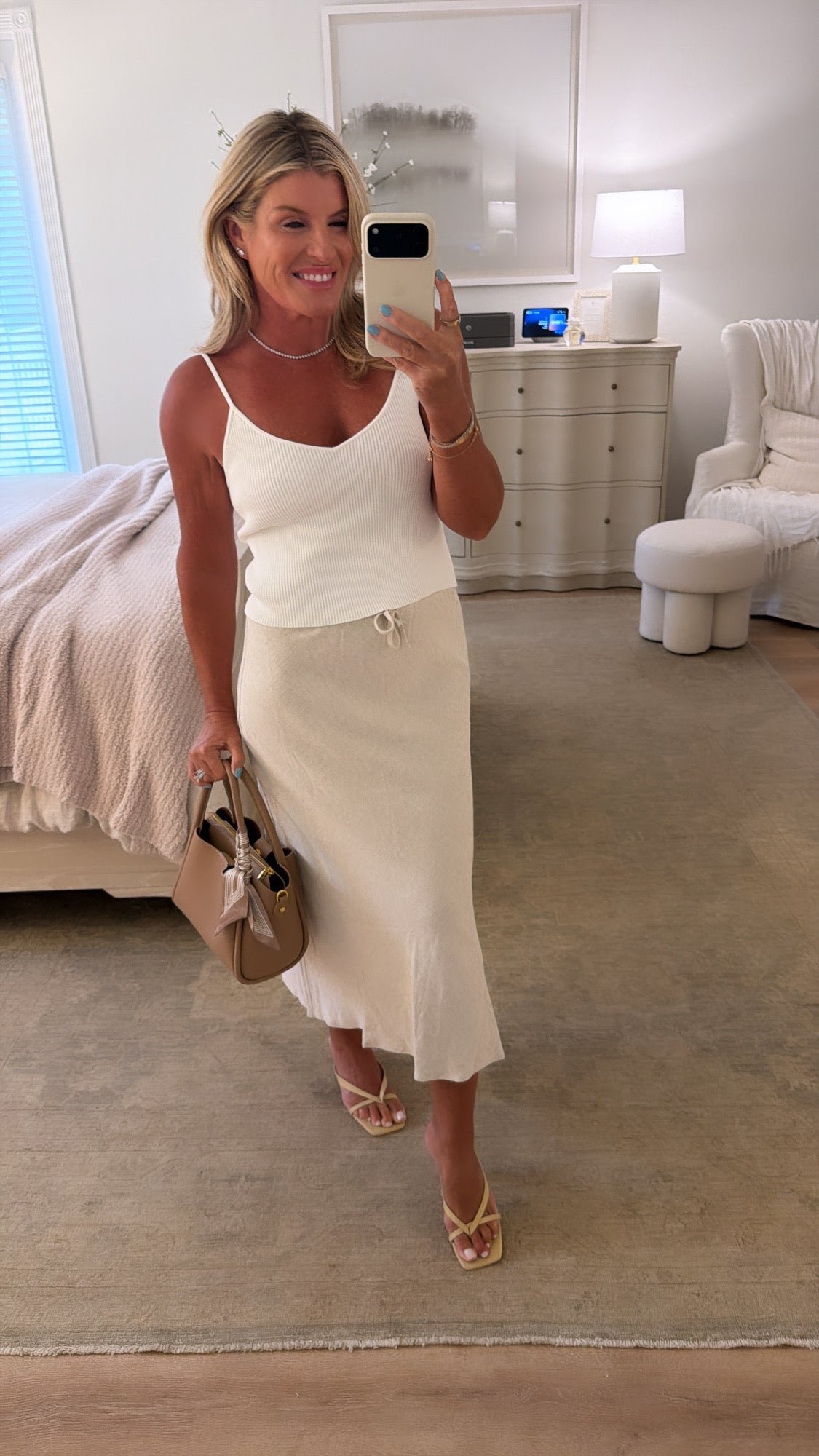 PRESALE Cassia Linen Skirt-Linen