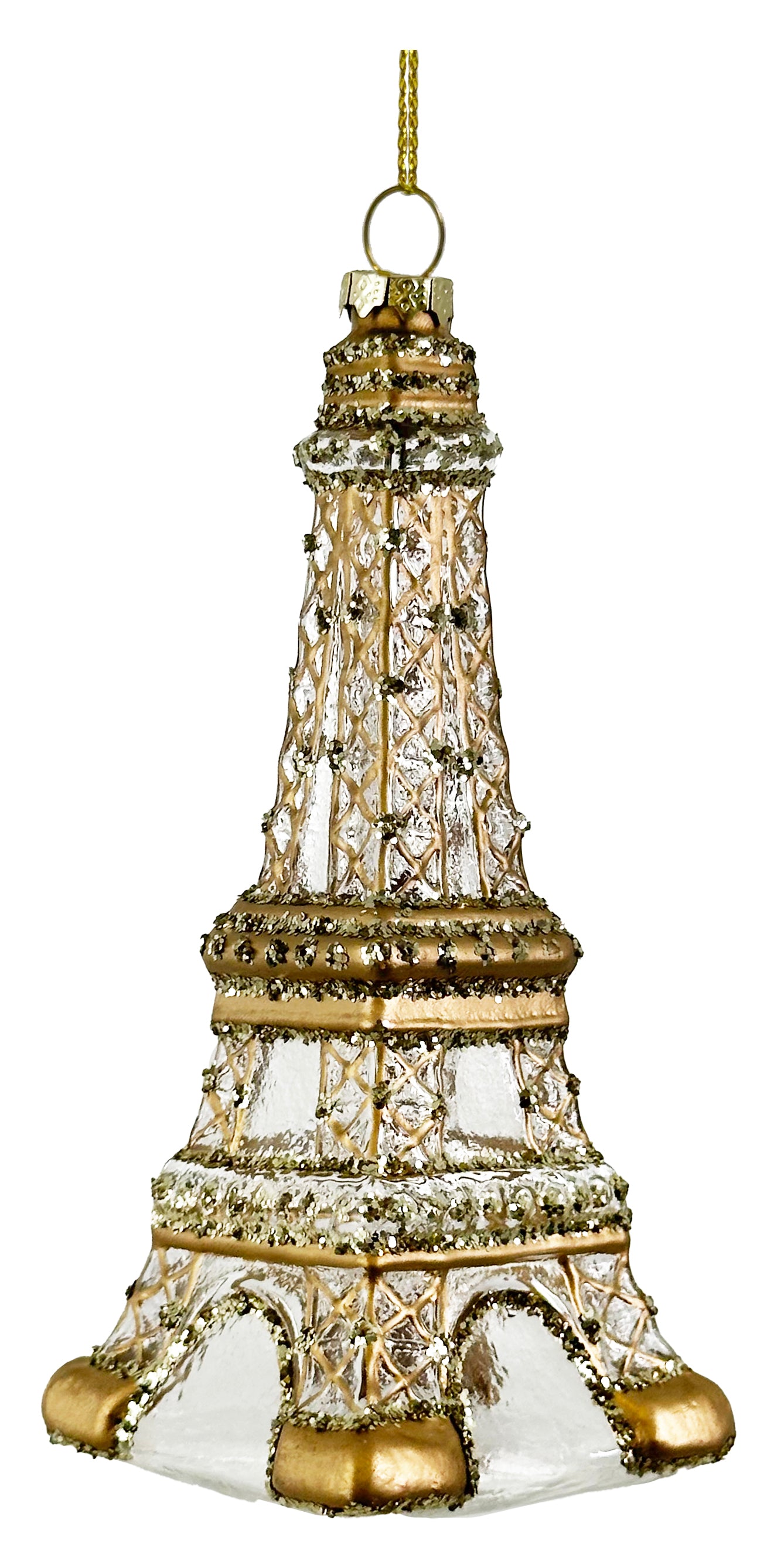 Glass Eiffel Tower Ornament
