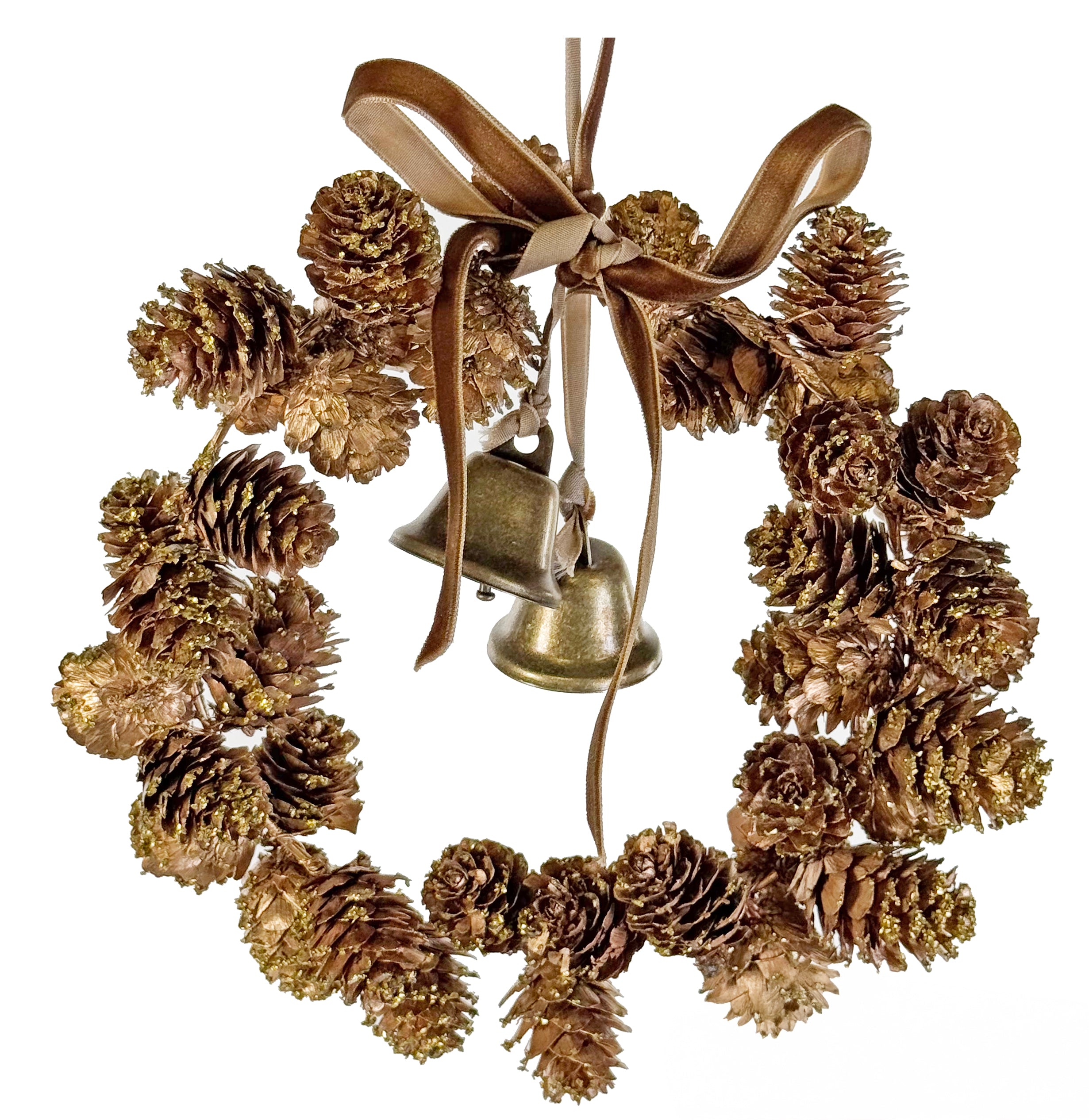 7" Larix Gold Cone Ring w/ Bells