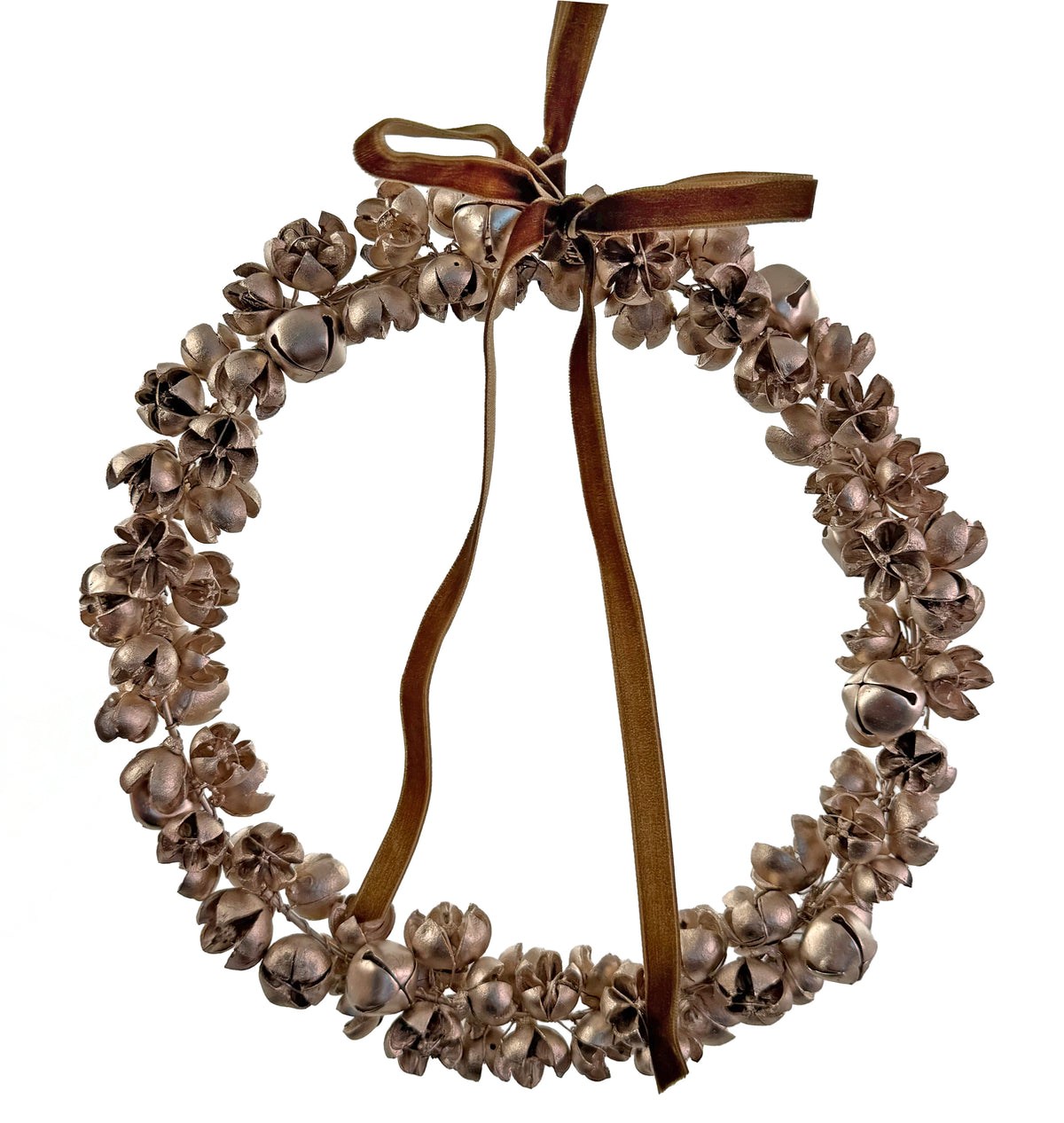 Crossed Fruit Wreath w/ Velvet Bow (2 Sizes)