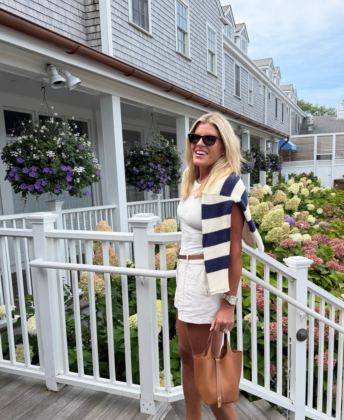 Sconset Sweater-Navy/Cream
