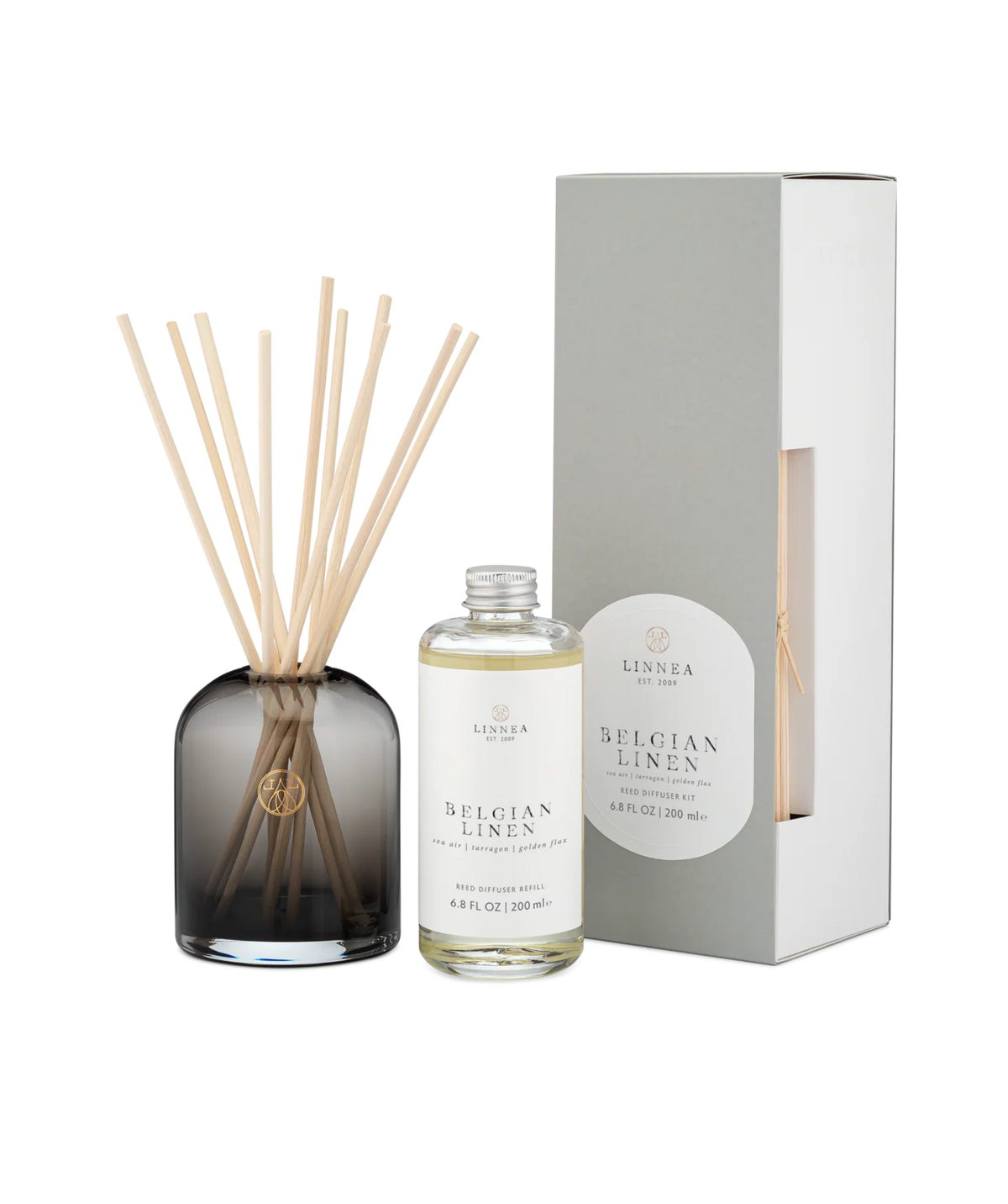 LINNEA Belgian Linen Diffuser Kit