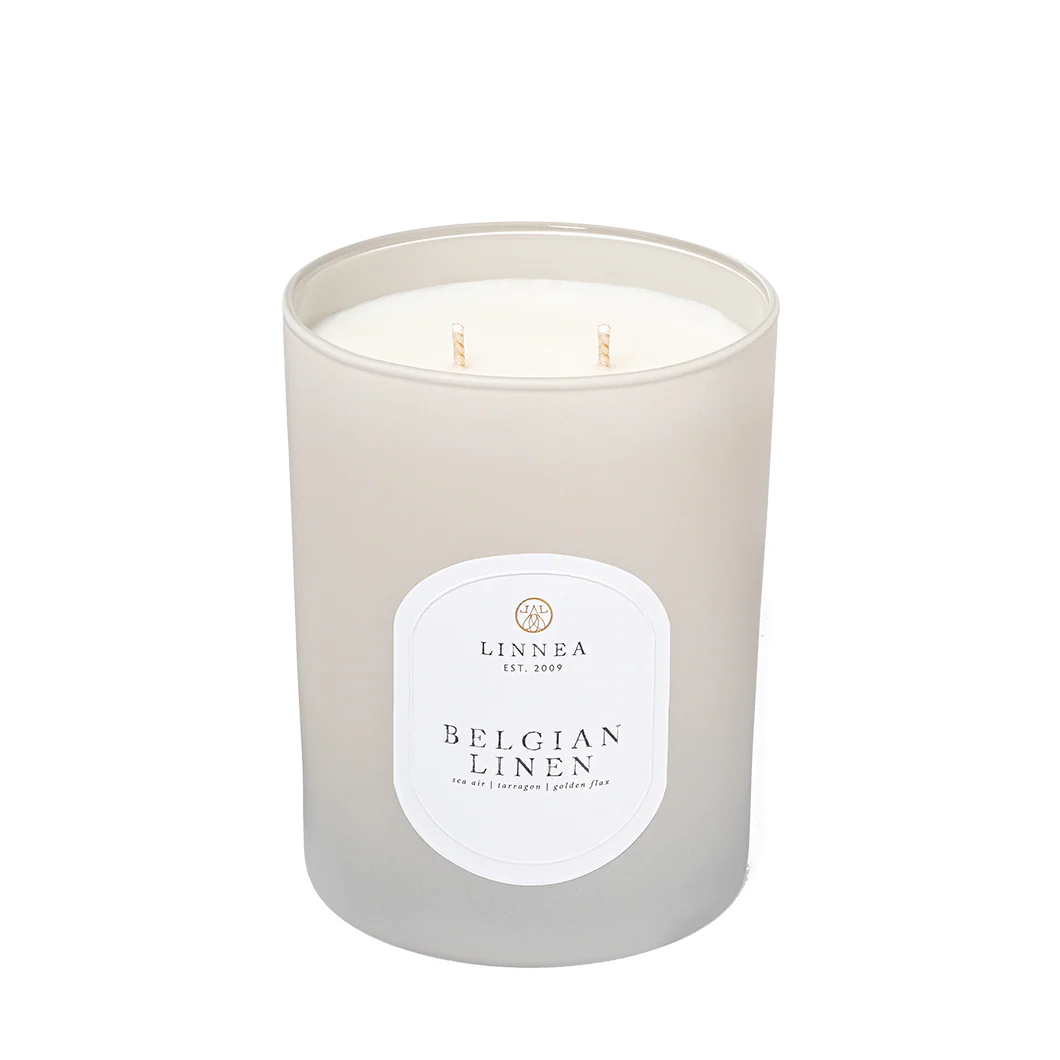 LINNEA Belgian Linen Candle 11oz