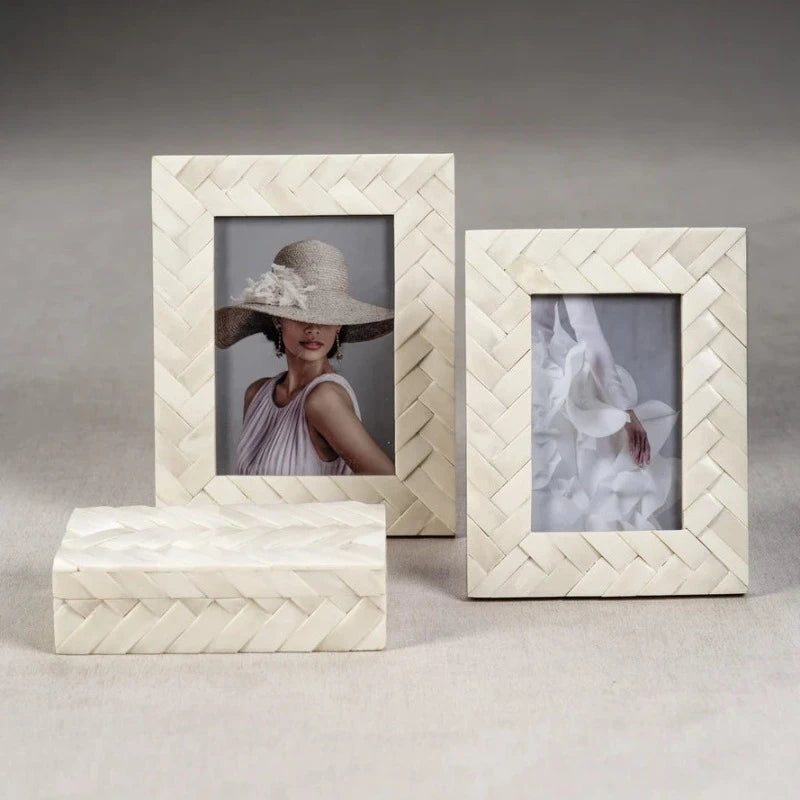 Braided Bone Picture Frame (2 Sizes)