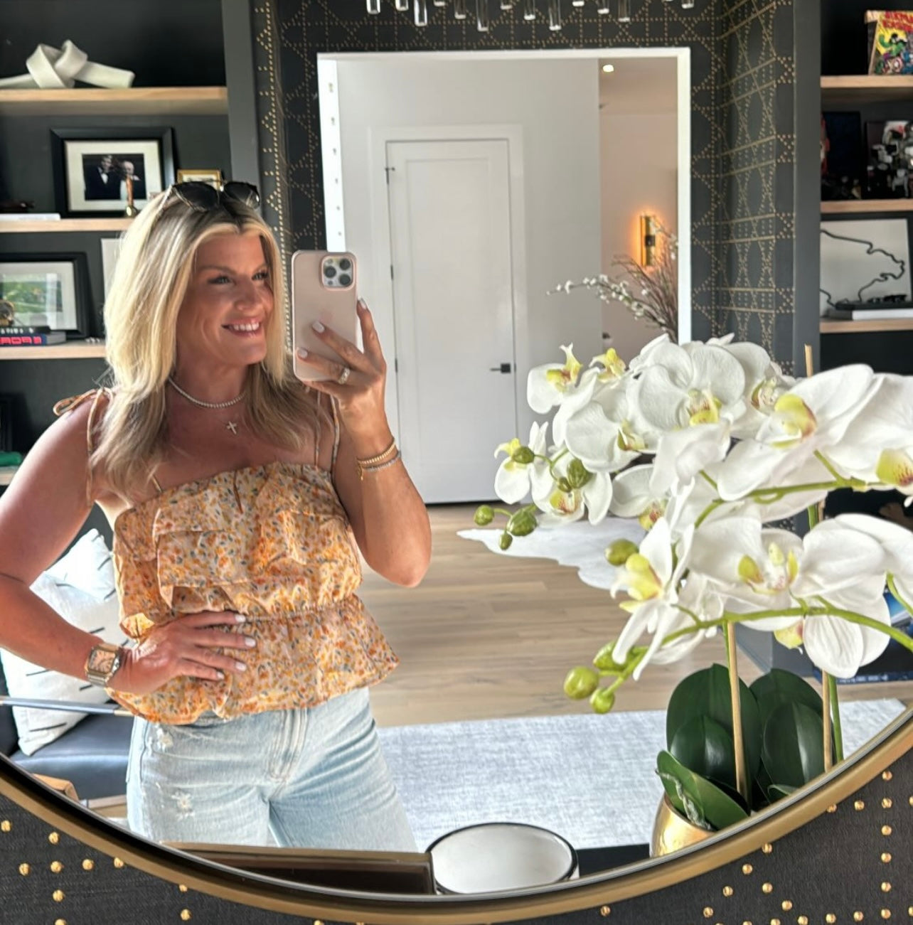 Floral Tube Top Cami-Final Sale