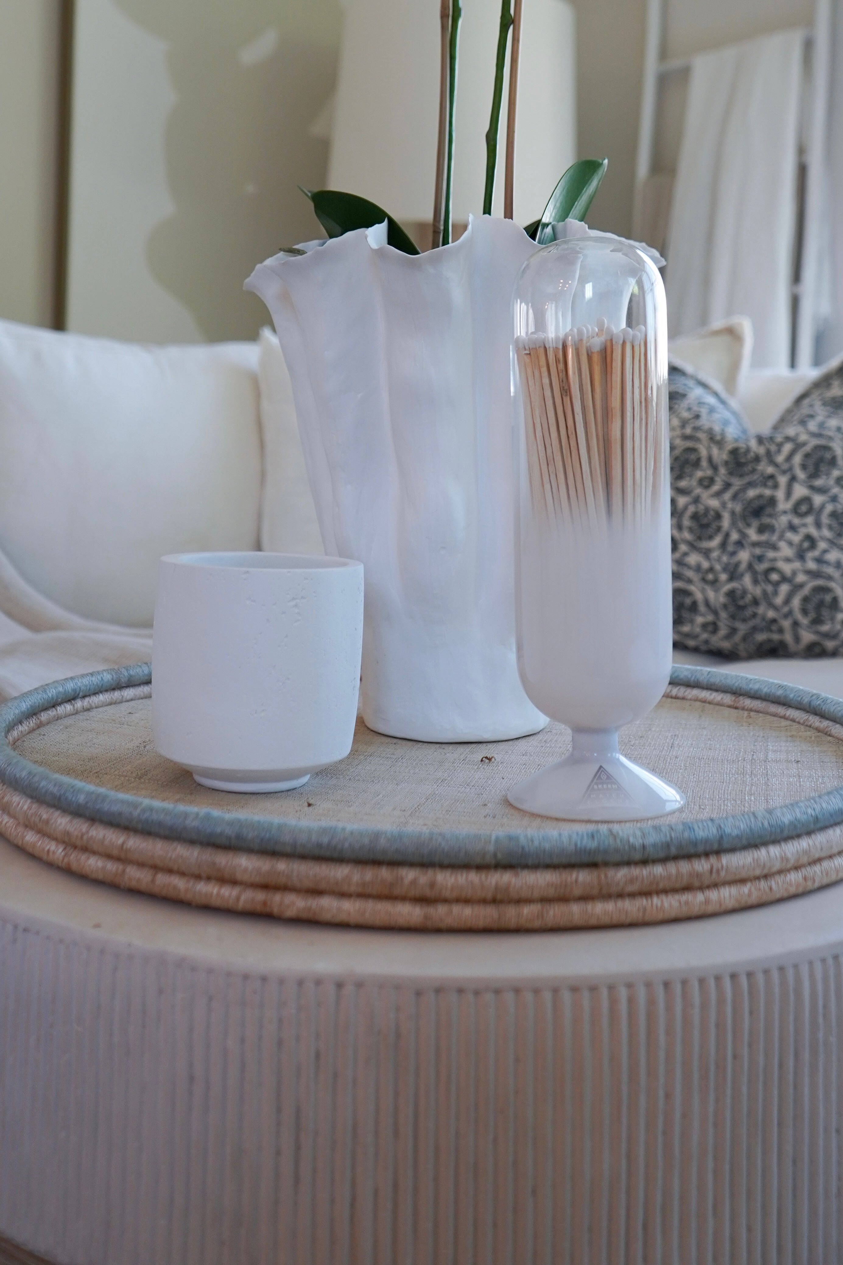 White Cloud Match Cloche (2 Sizes)