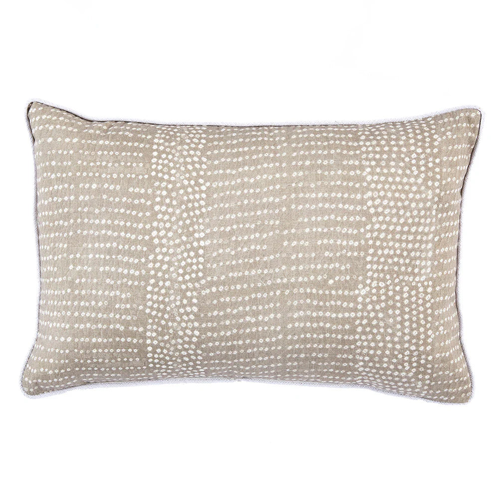13x19 Stone & White Lumbar Pillow