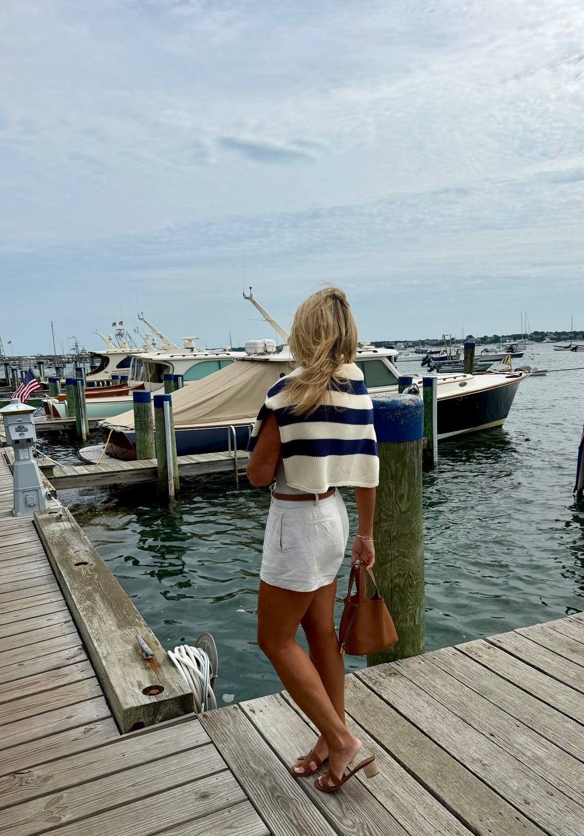 Sconset Sweater-Navy/Cream