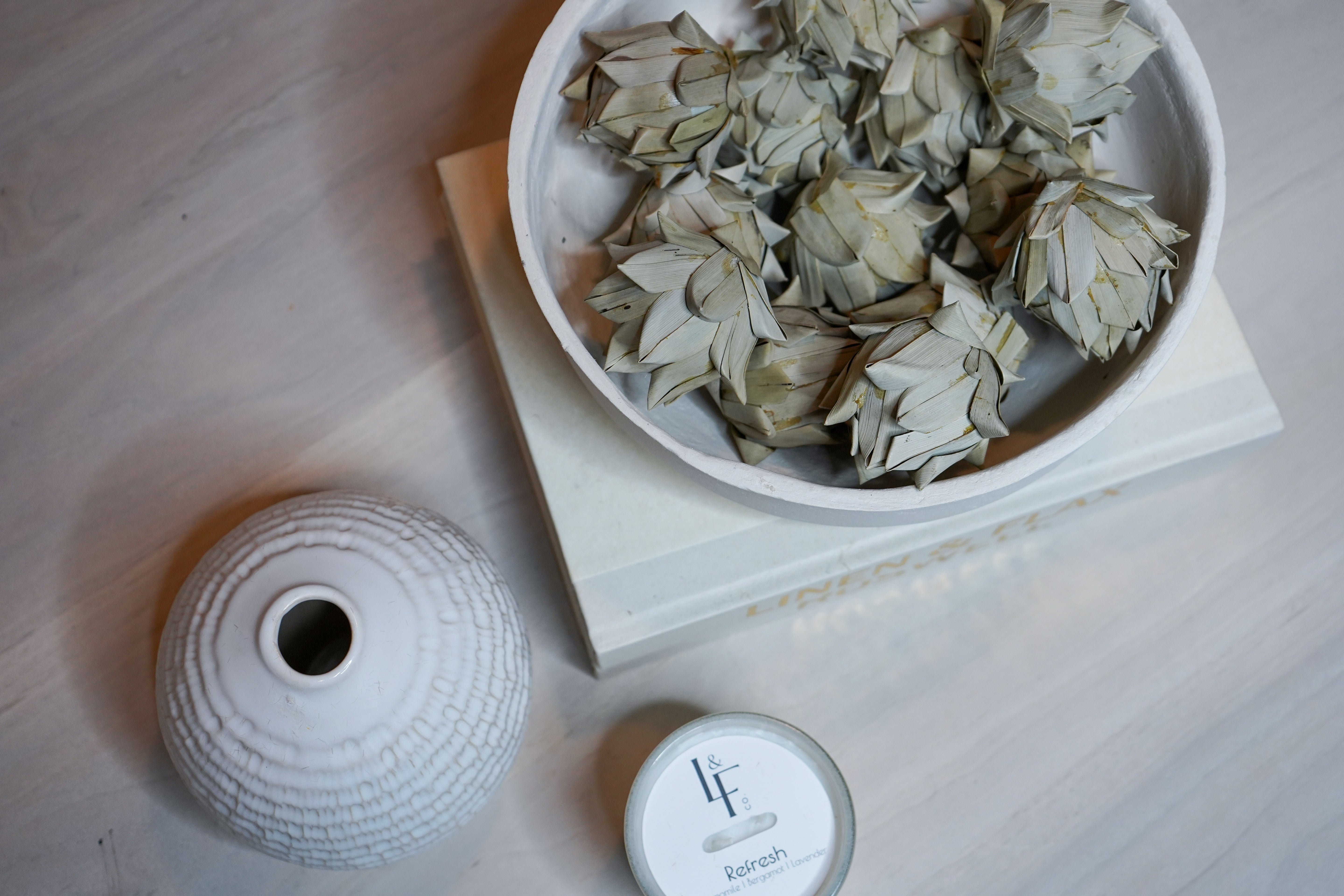 Dried Palm Leaf Artichokes