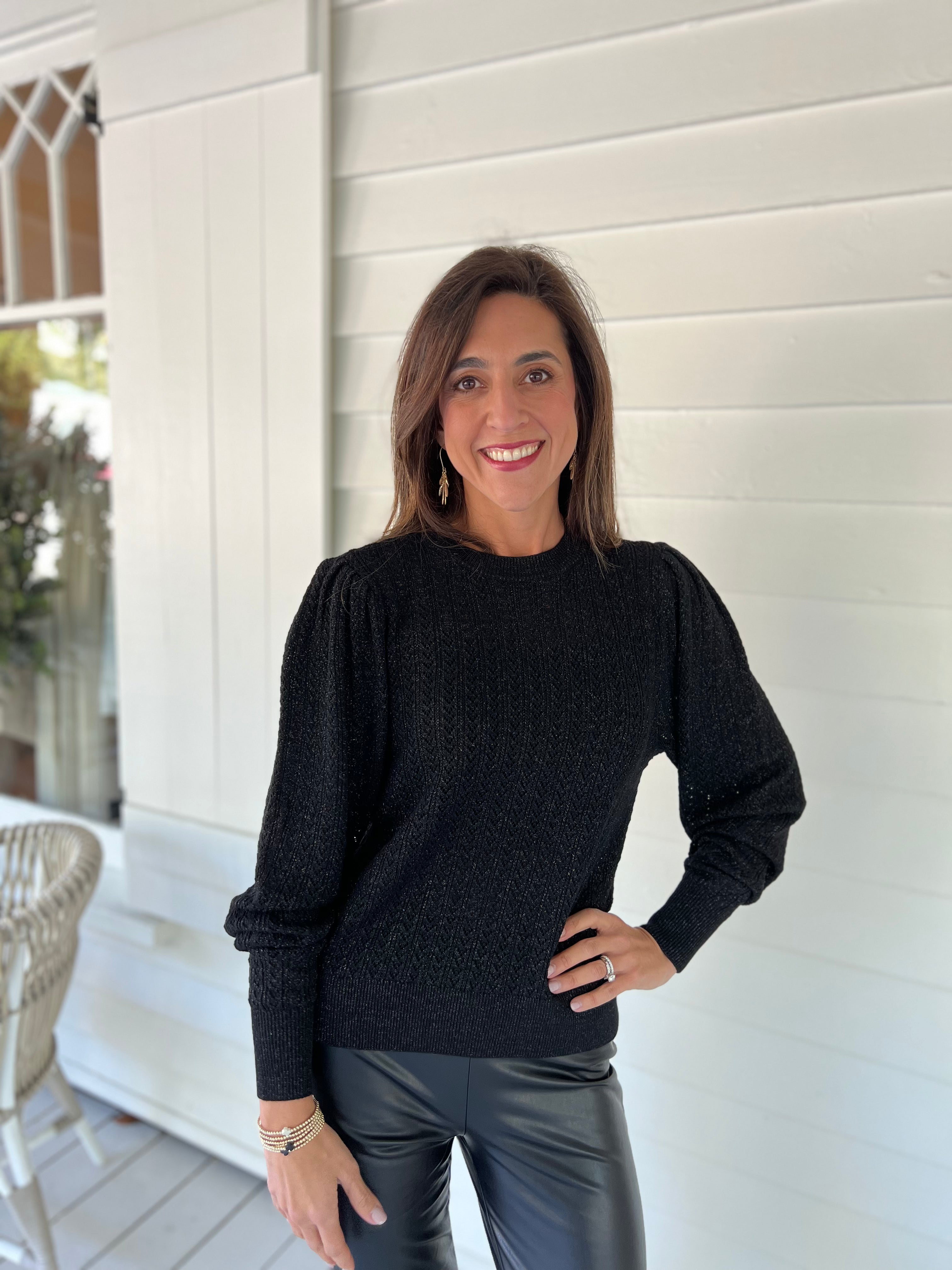 Sienna Metallic Sweater