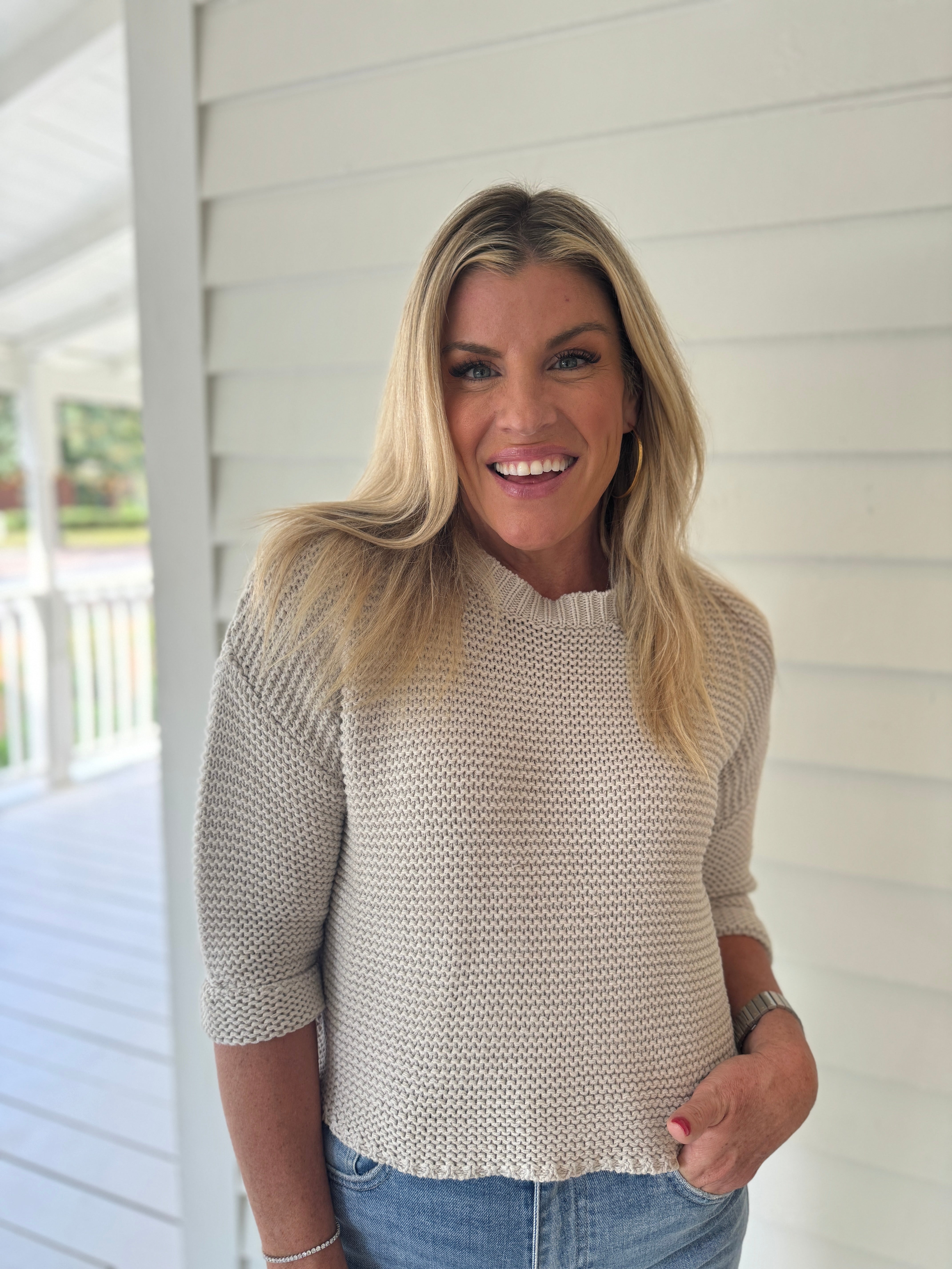 Sail Sweater-Beige
