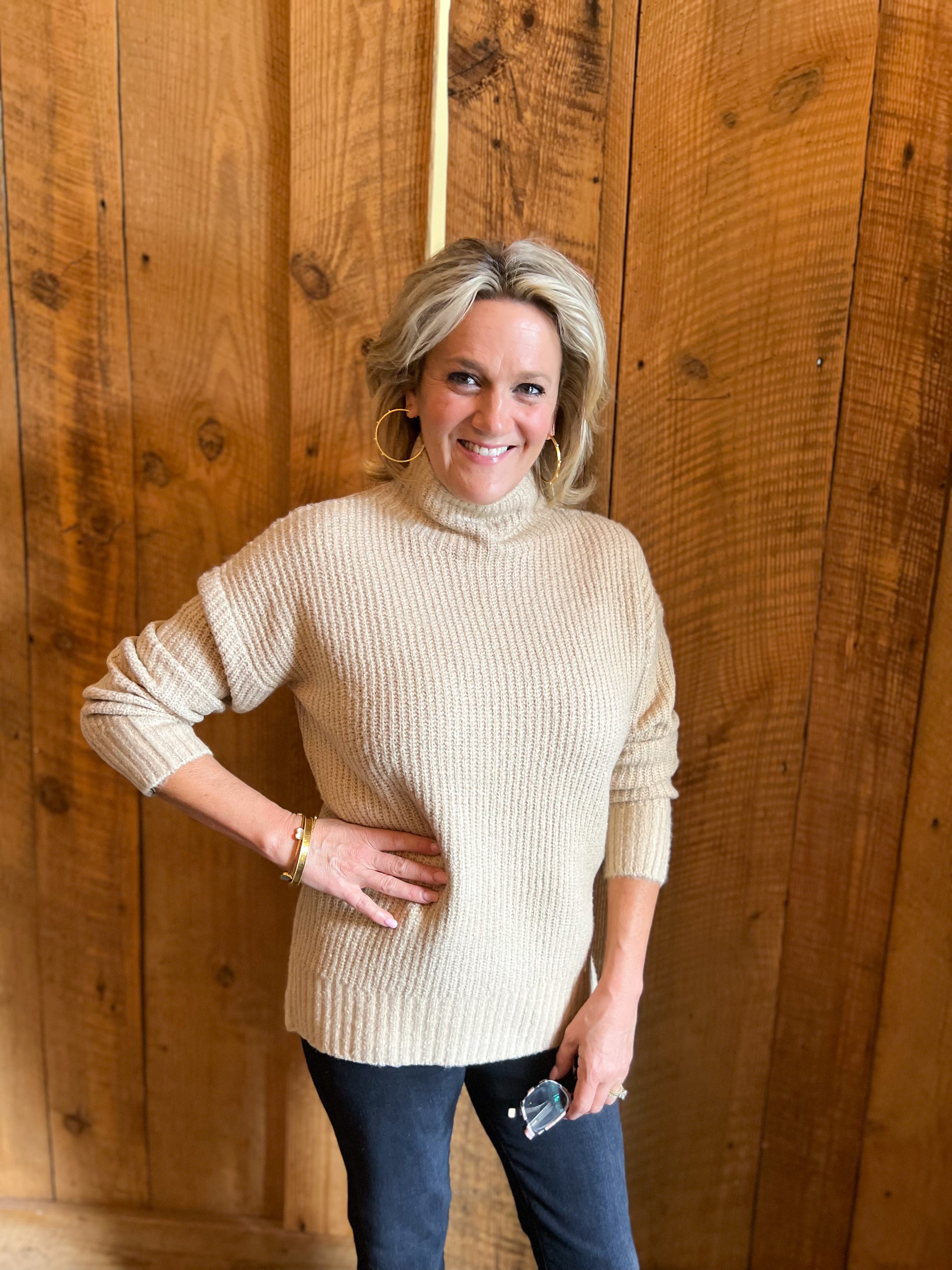 Imani Sweater-Tan