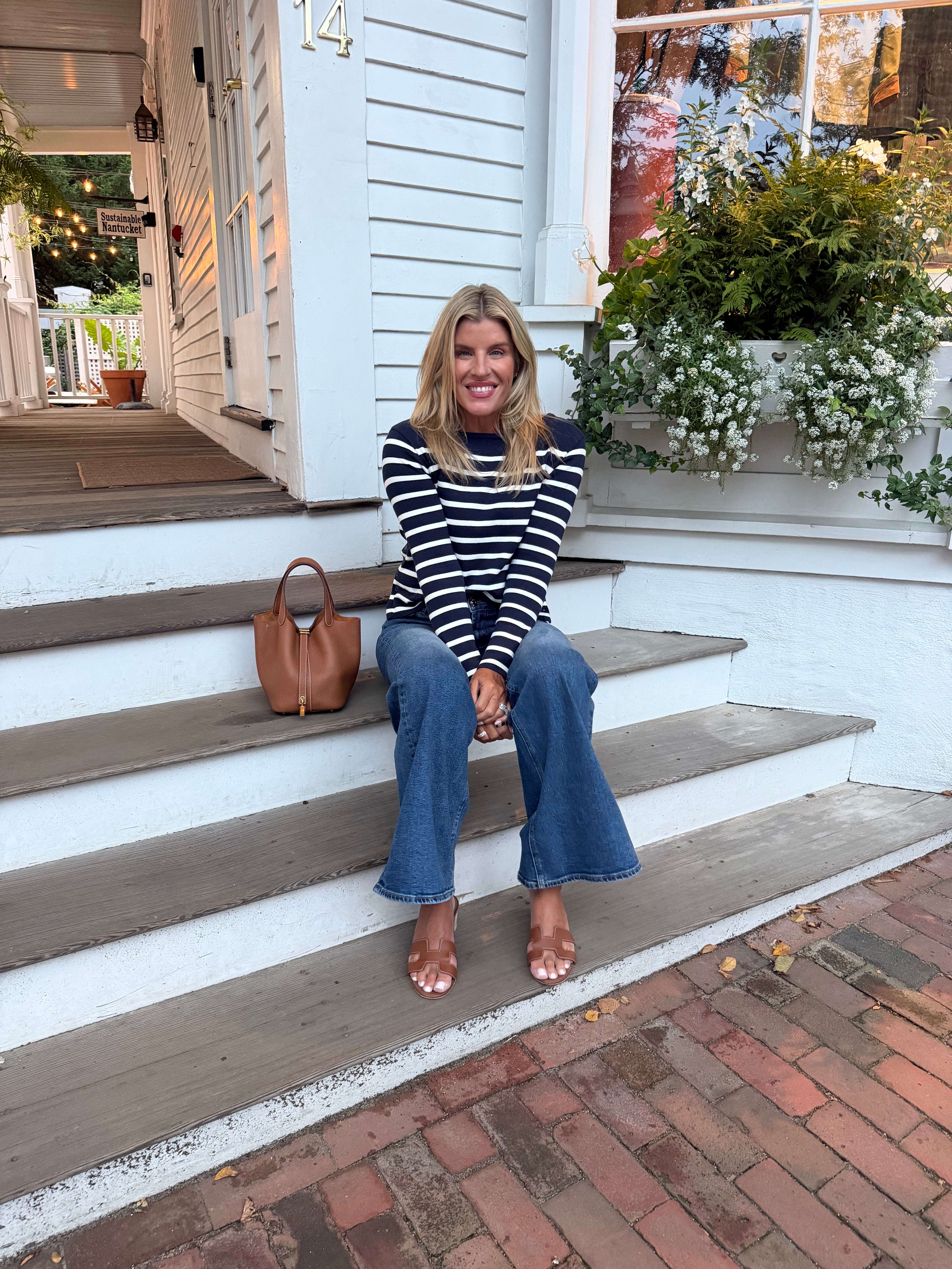 Vivian Mid Rise Wide Leg-Blue Depths