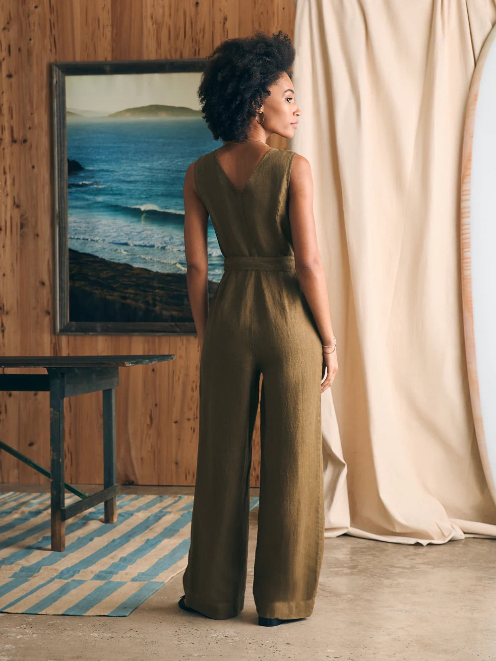 Alina Linen Jumpsuit