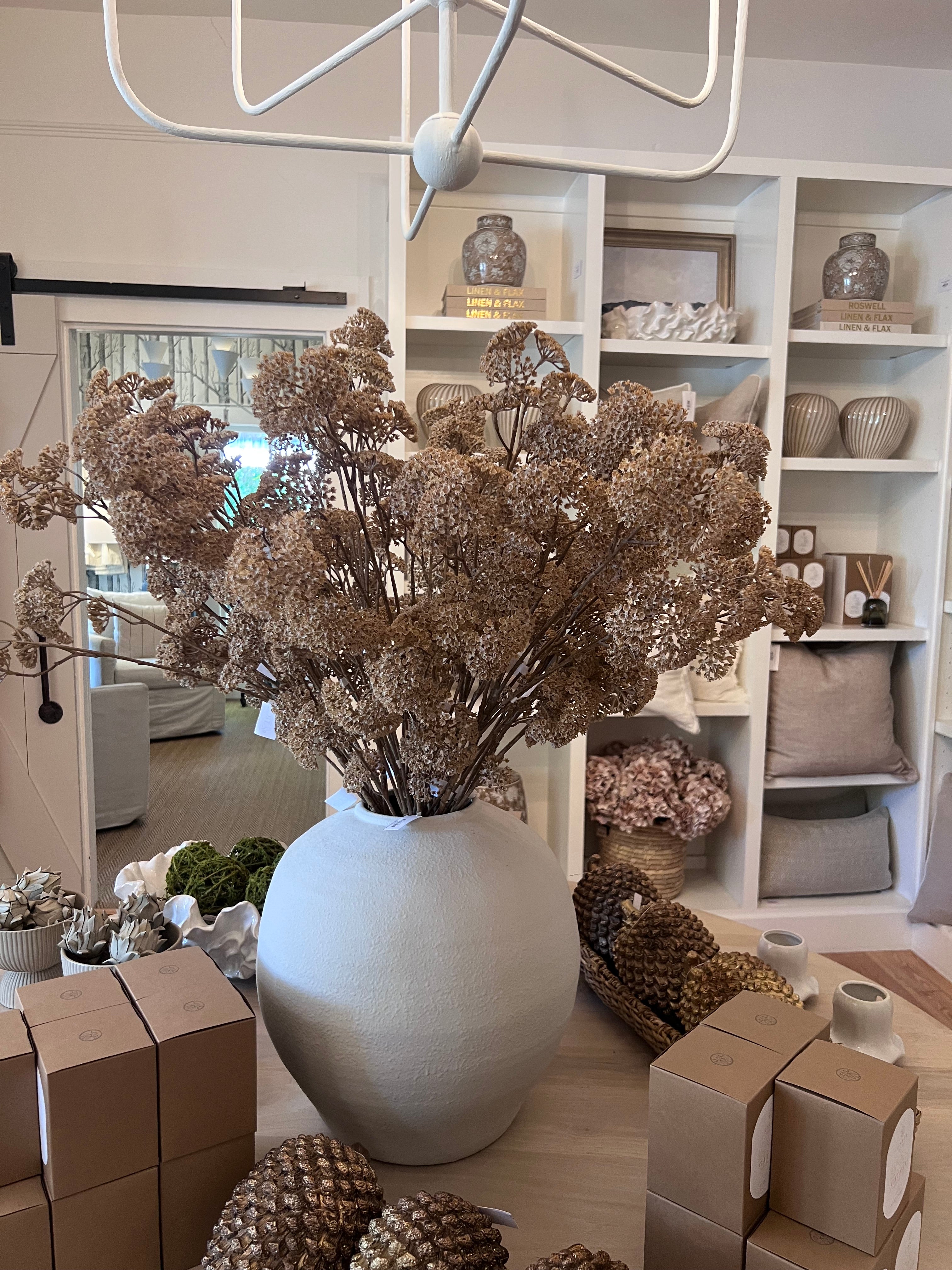 36" Achillea Spray-Beige