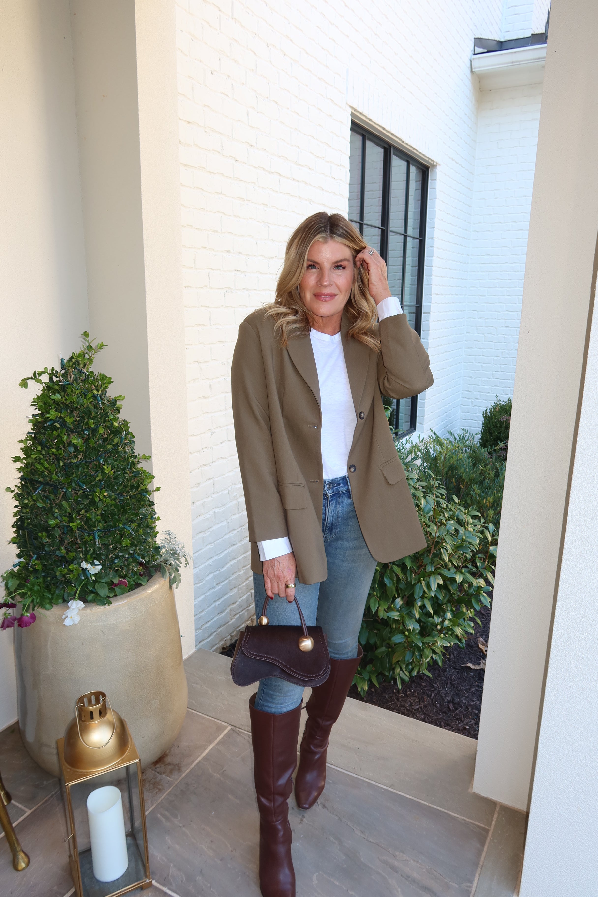 Sally Jacket-Olive Brown