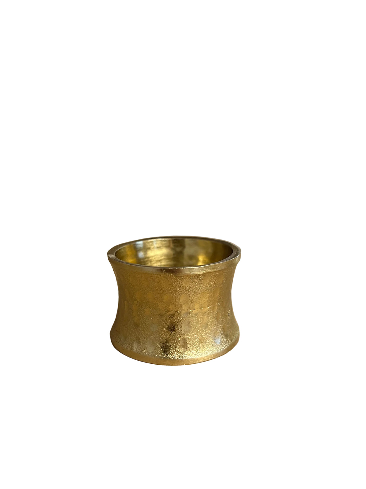 Hammered Brass Napkin Ring