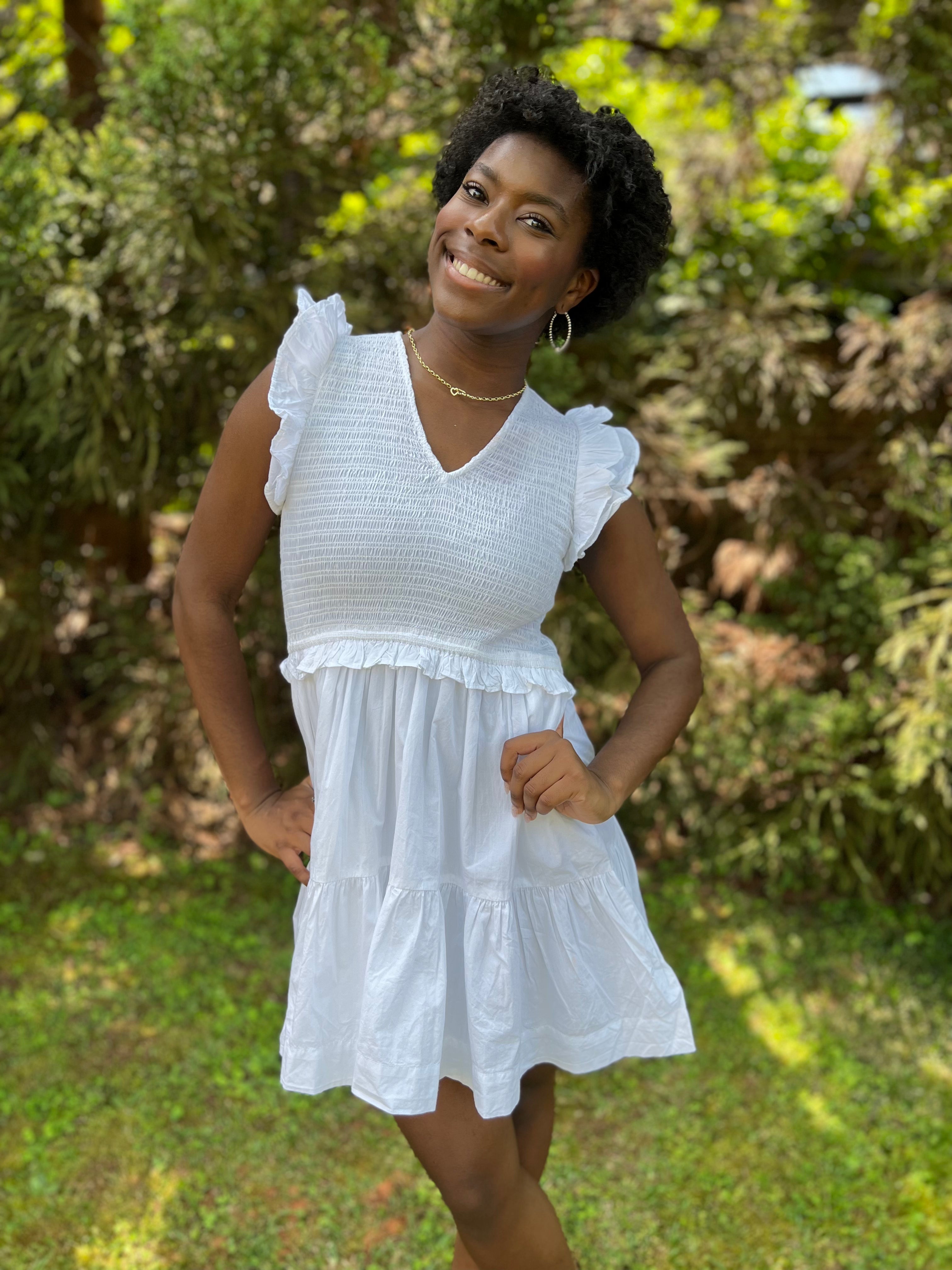 Tory Dress-White-Final Sale