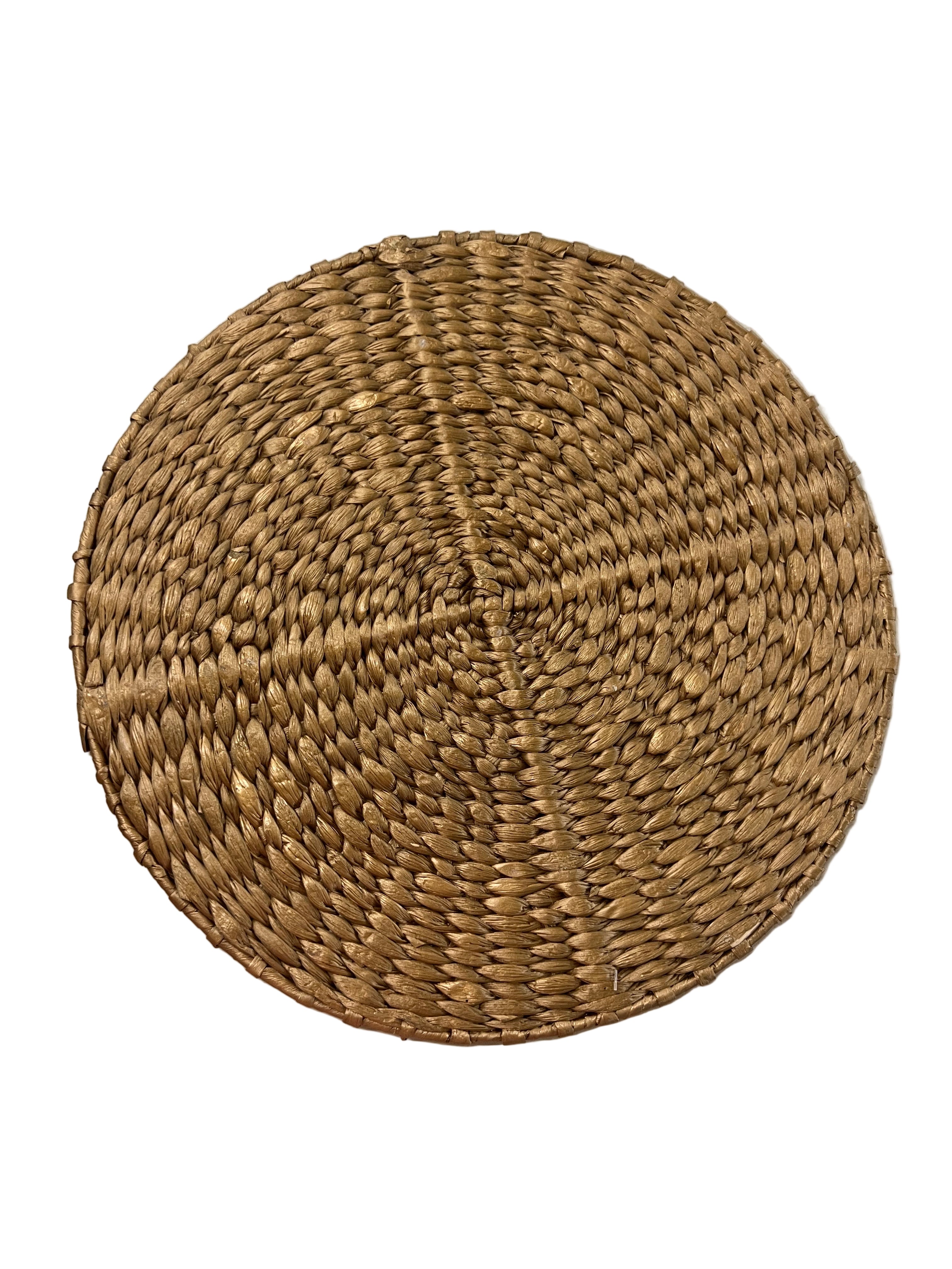 15" Gold Woven Hyacinth Placemat