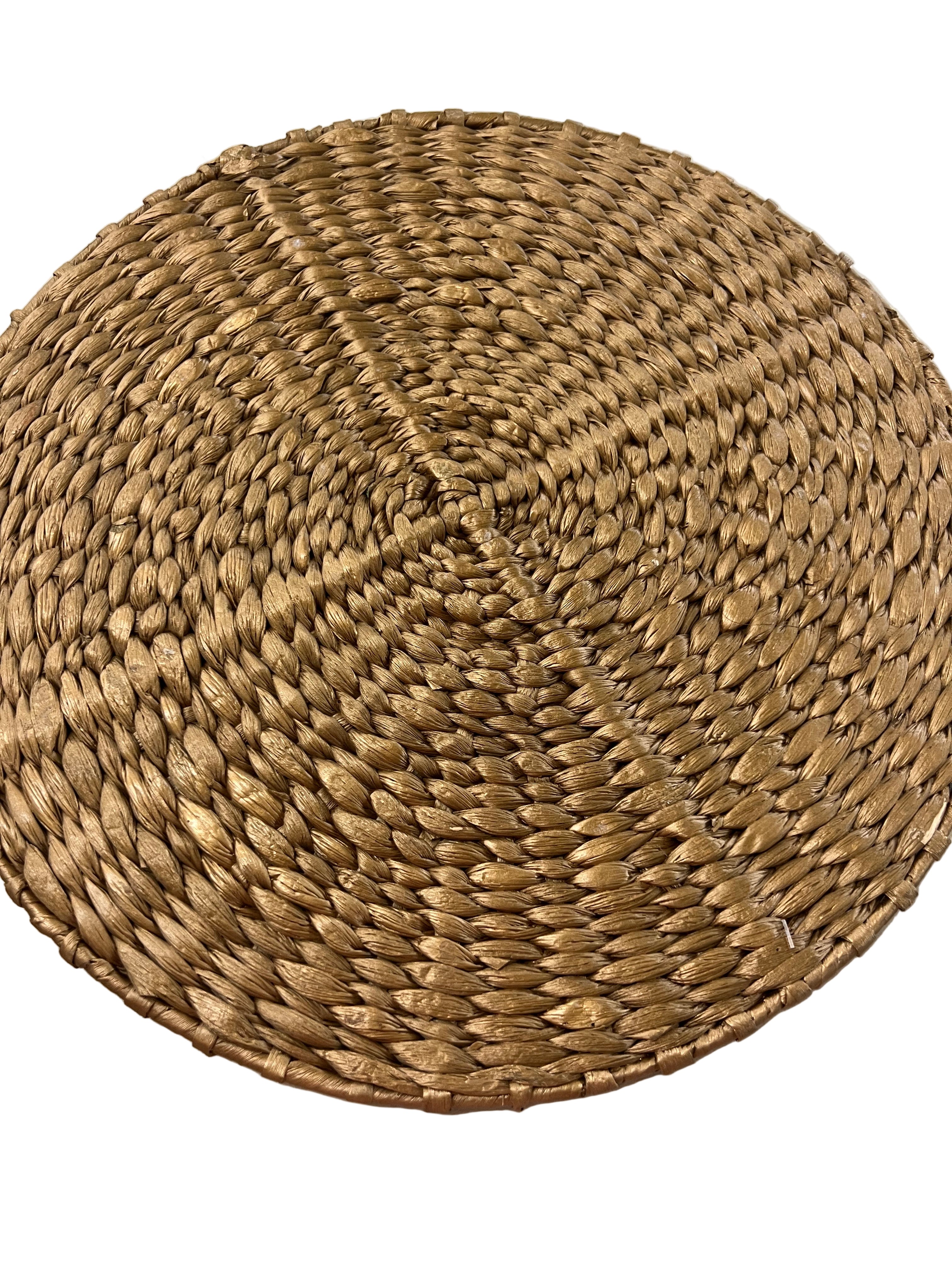 15" Gold Woven Hyacinth Placemat