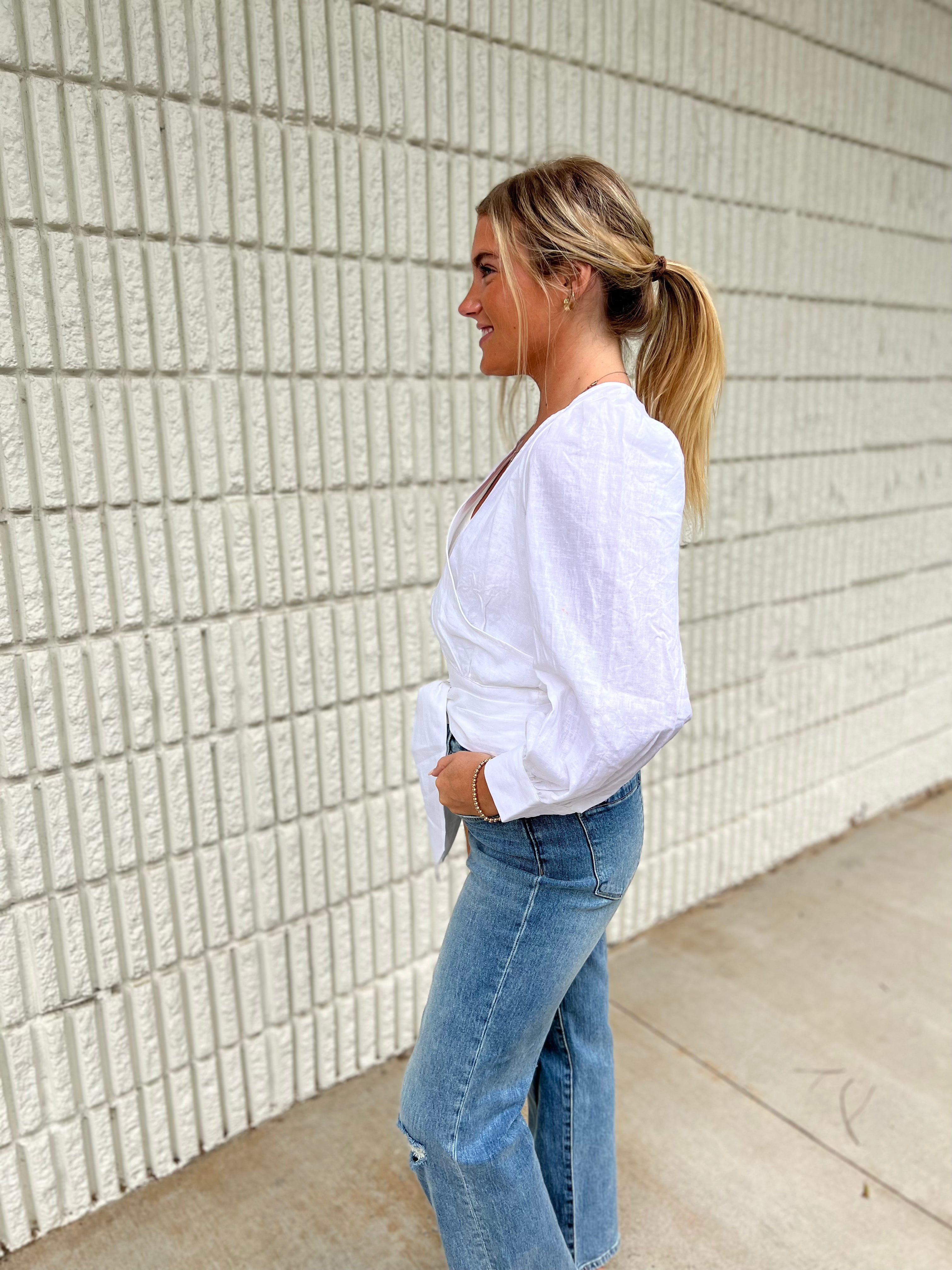 Tibit Blouse-White
