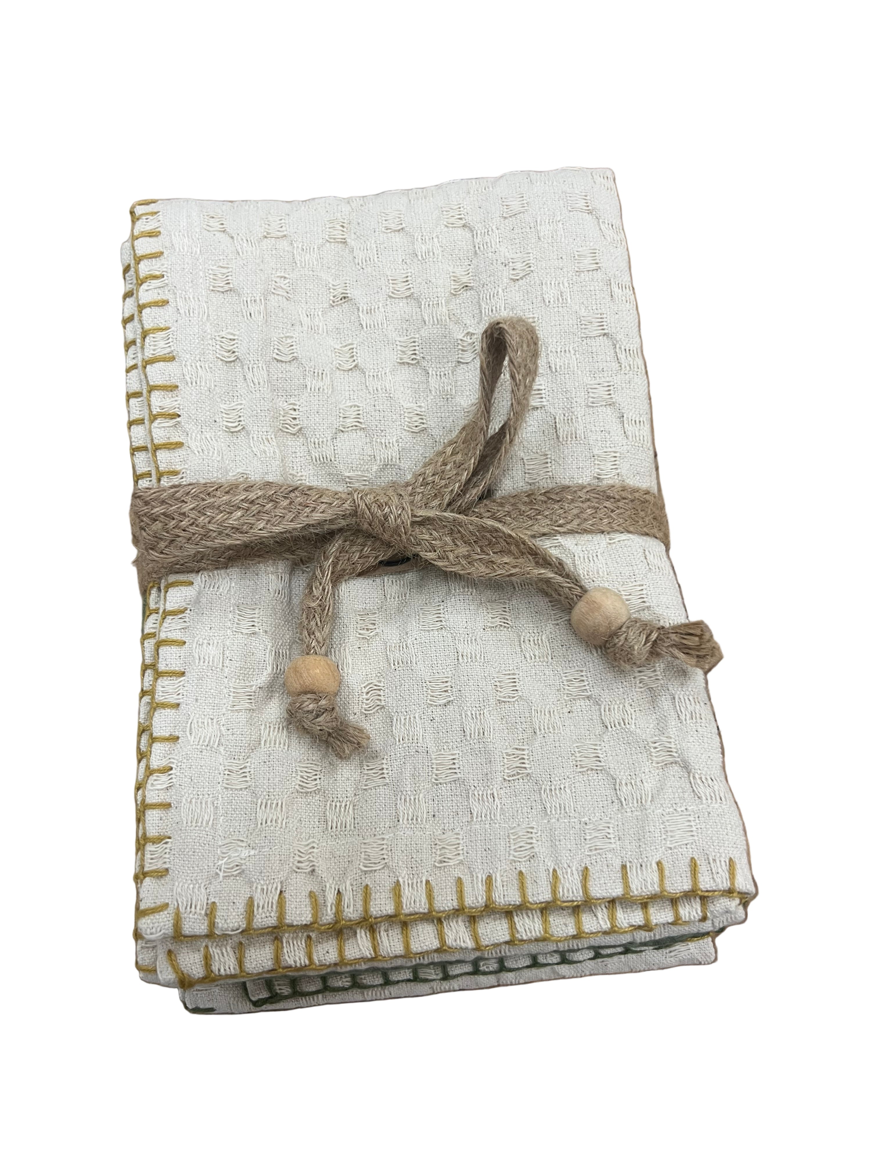 Waffle Weave Tea Towels (Set of 3)