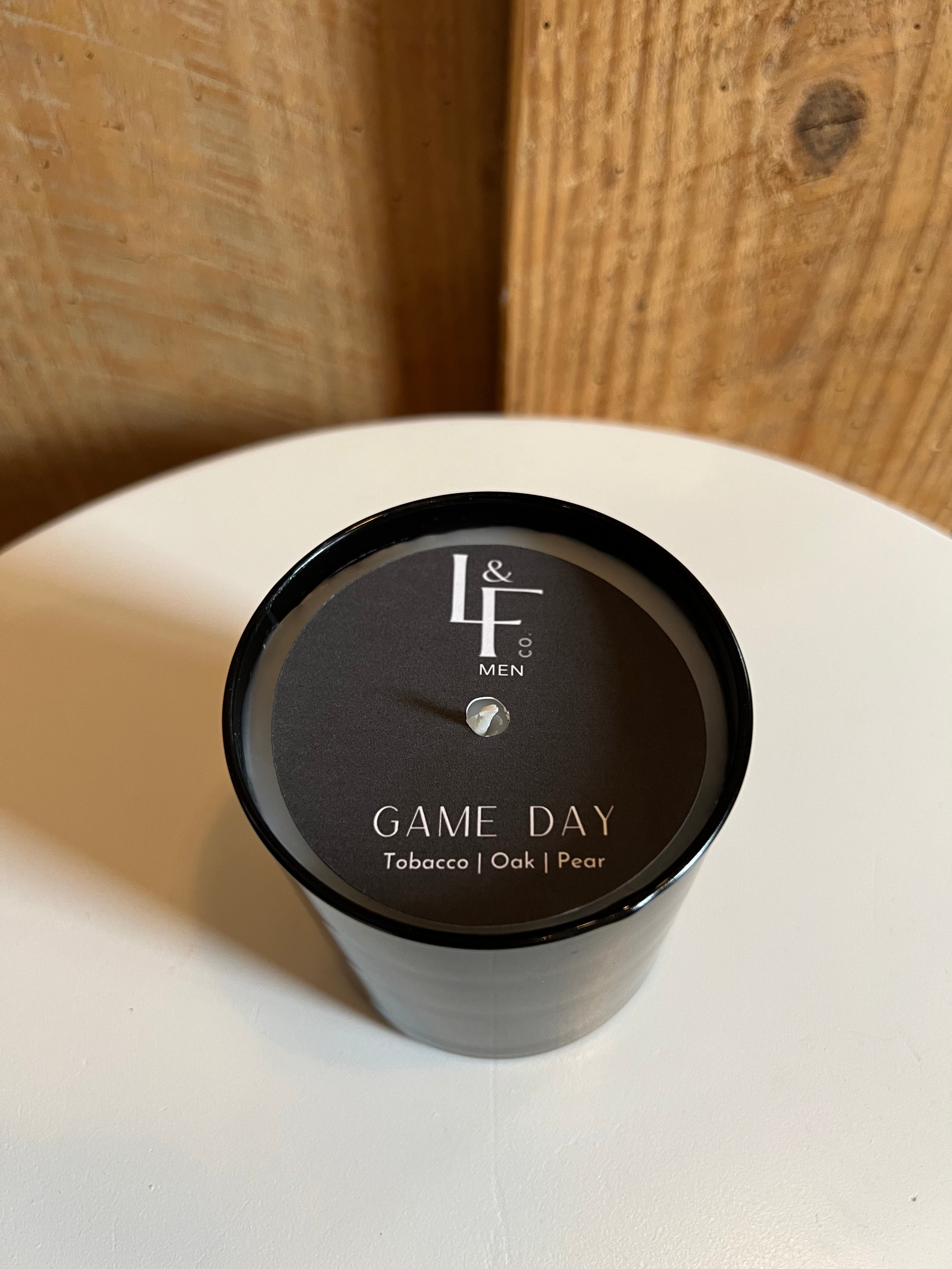 Mens Game Day Candle