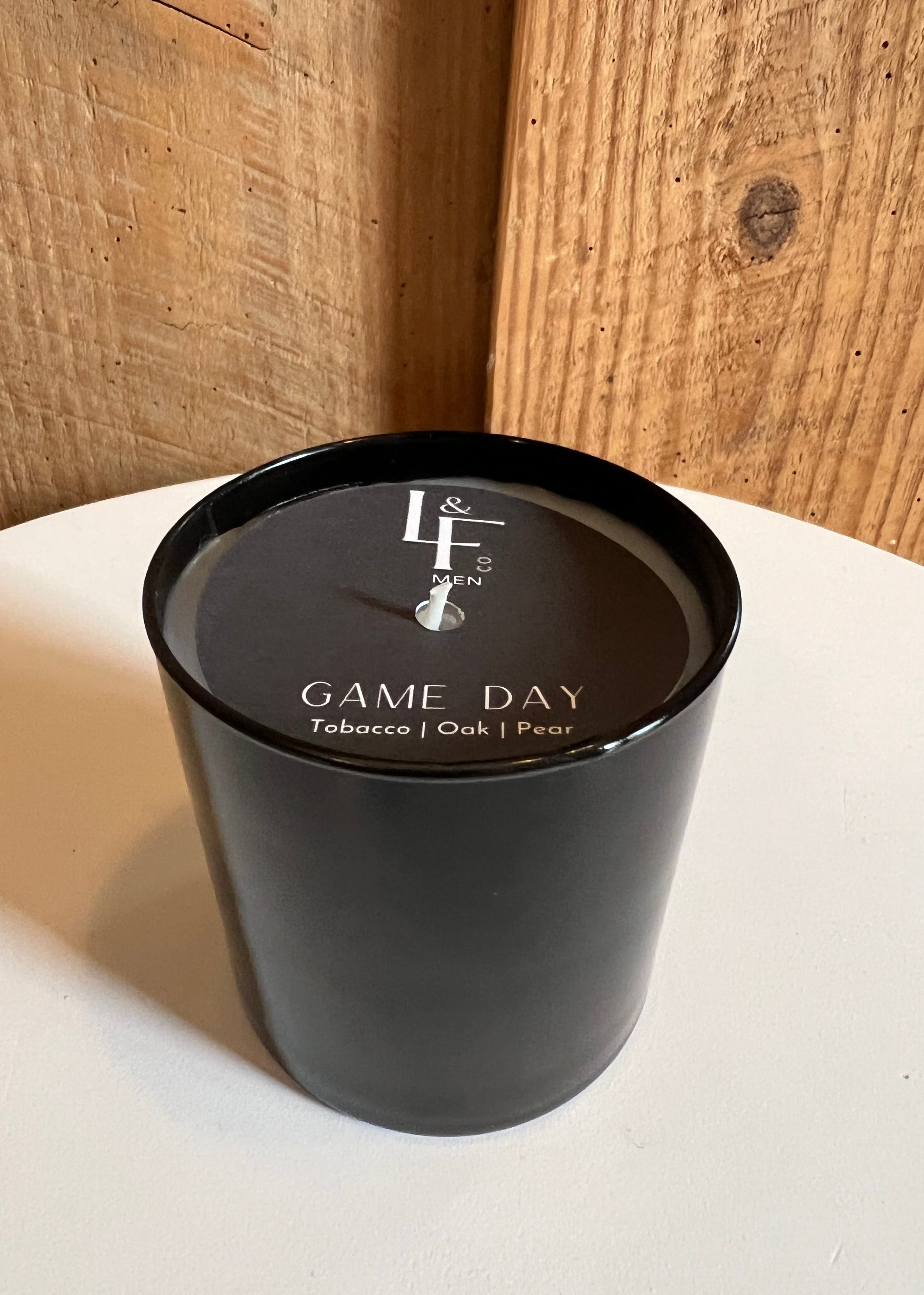 Mens Game Day Candle