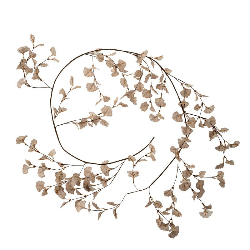 Silver Ginkgo Garland - 72"