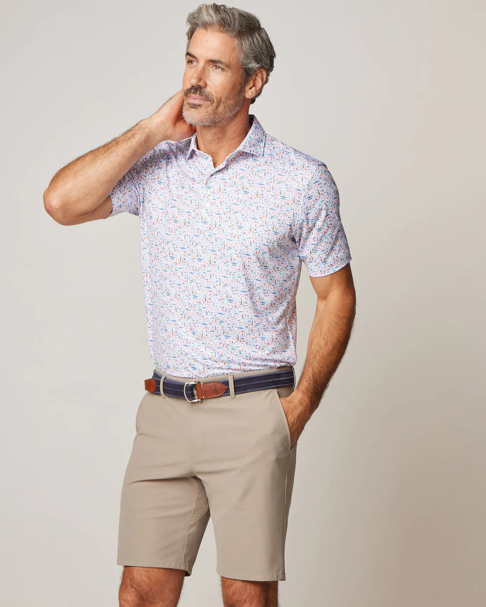 Sunshine State Printed Jersey Performance Polo