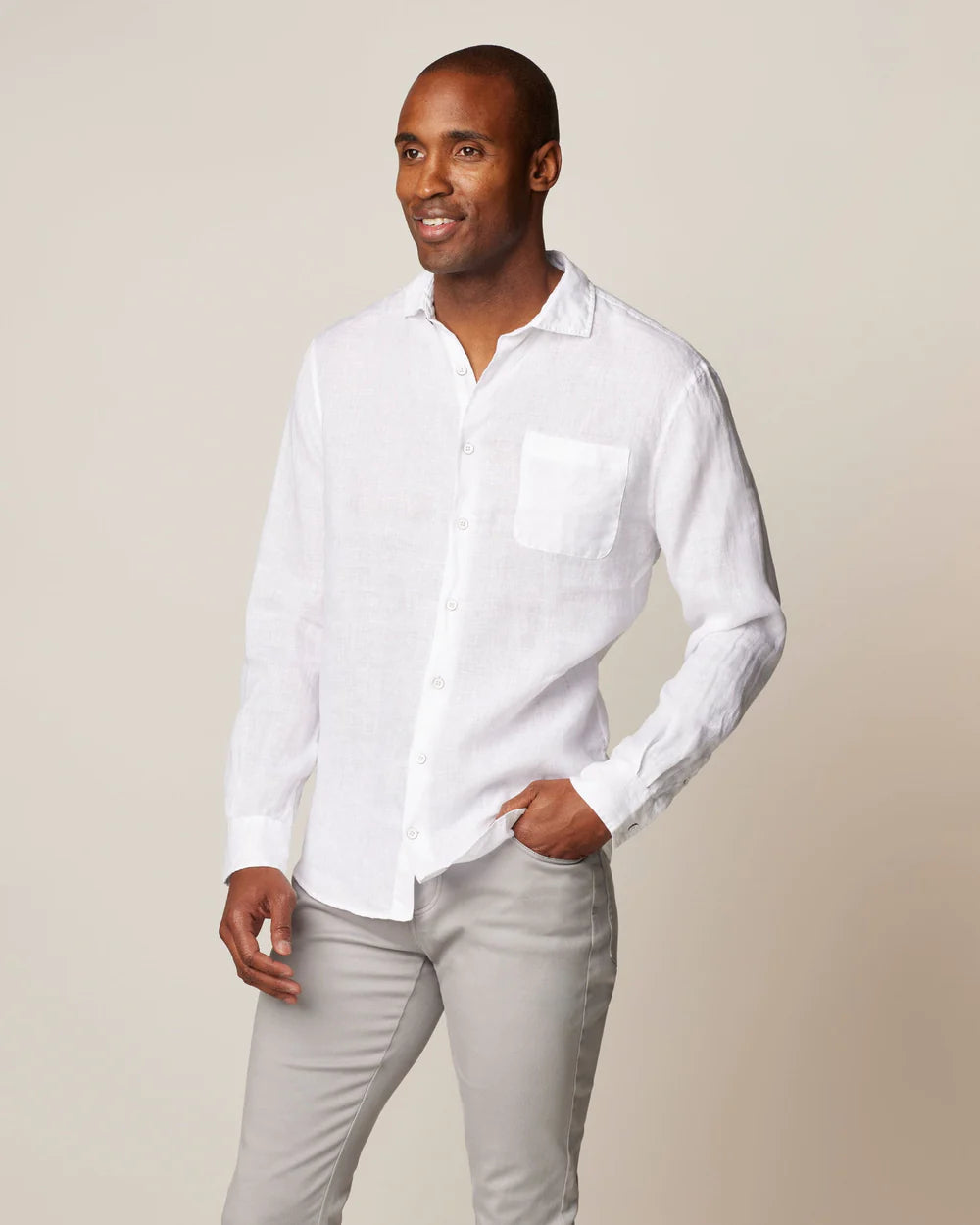 Emory Linen Button Up Shirt (2 Colors)