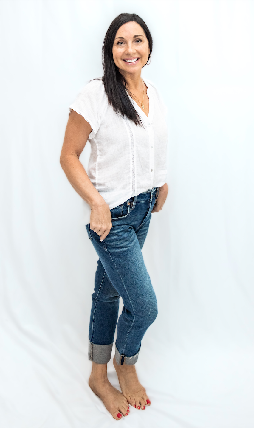 Alena Top-White Lace-Final Sale