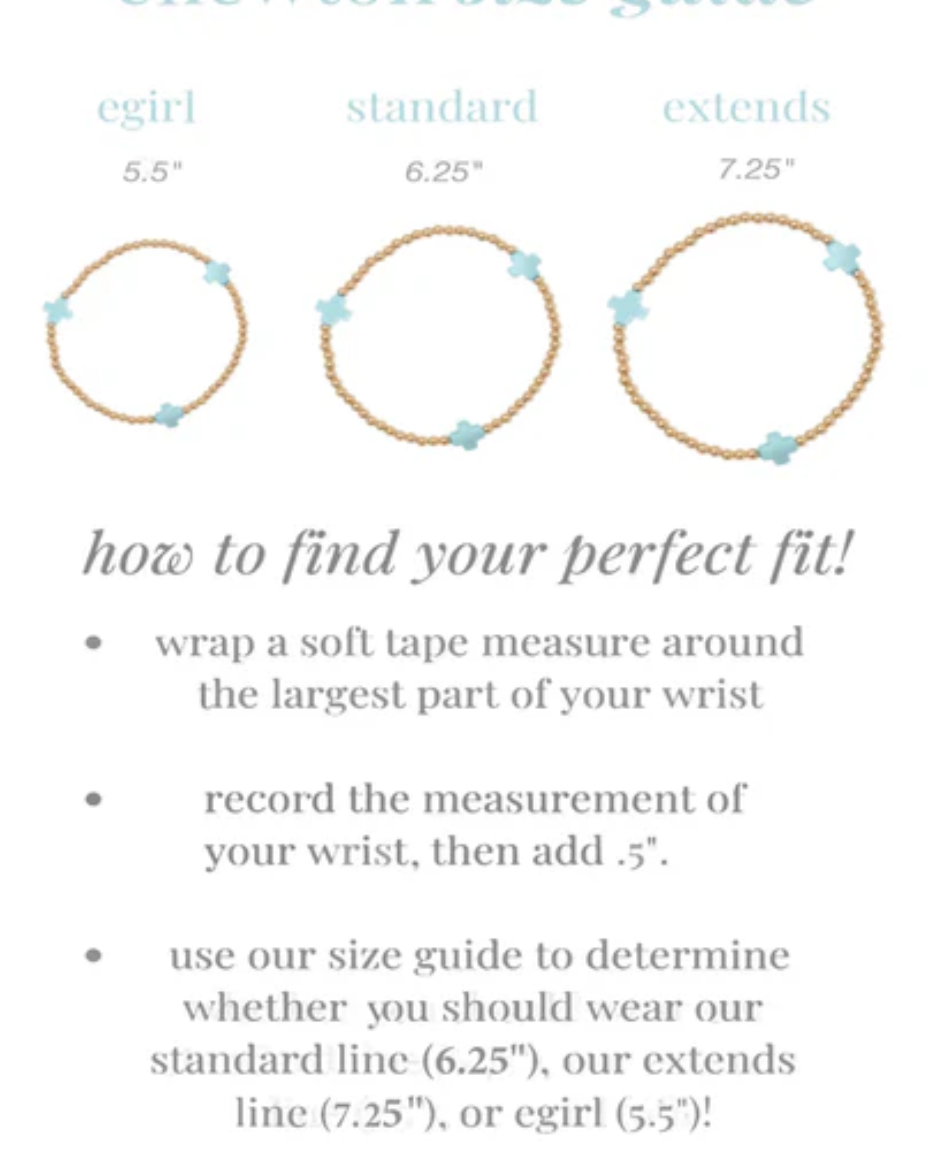 Signature Cross Pattern Bracelet- 3mm