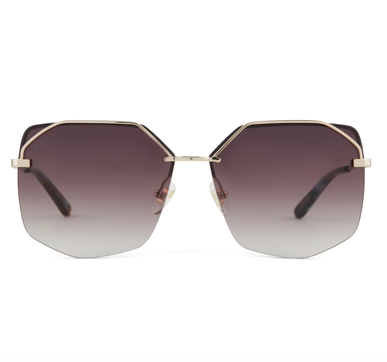 Bree-Gold+Brown Polarized Sunglasses