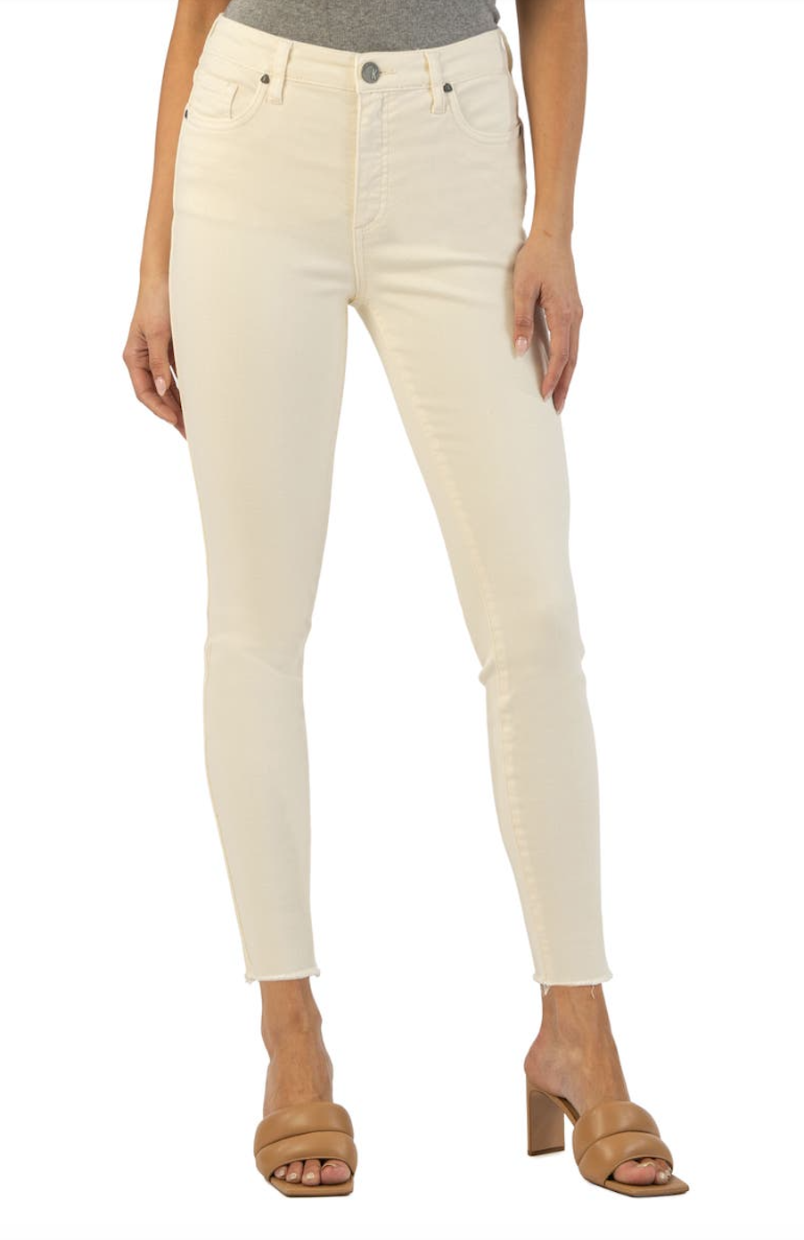 Connie Ankle Skinny-Ecru